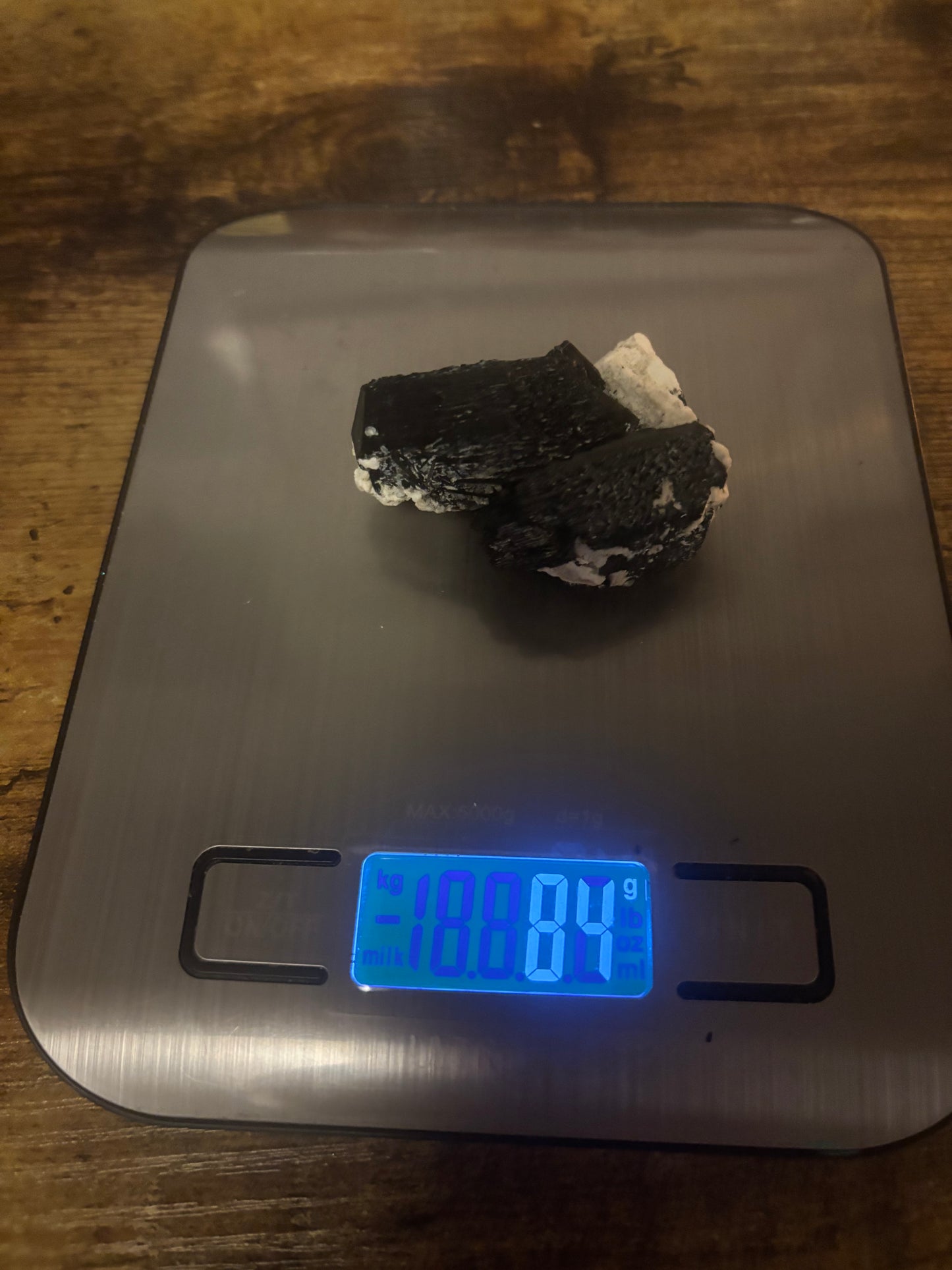 🖤Sacrad Shield Raw Black Tourmaline on Matrix | Protection & Grounding Crystal | Natural Healing Stone (83g)• Natural Schorl Mineral • EMF Protection • Grounding & Clarity Stone • Raw Healing Crystal