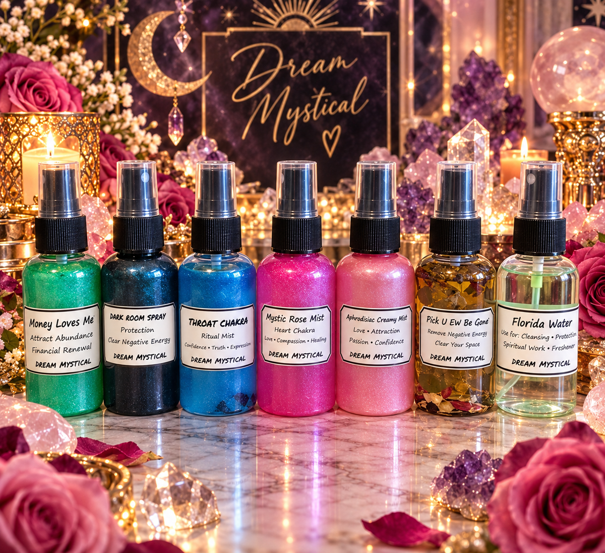 ๐น MYSTIC ROSE โ HEART CHAKRA BODY MIST ๐โจ