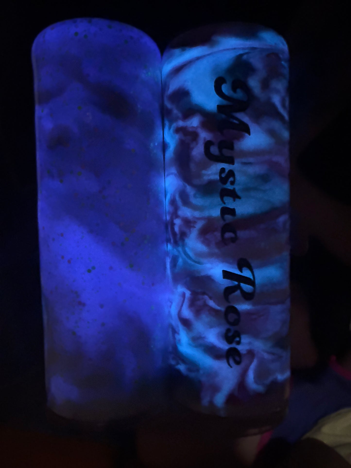 Back with the truth Bringing the dark into the light Mystic Rose Tumblers