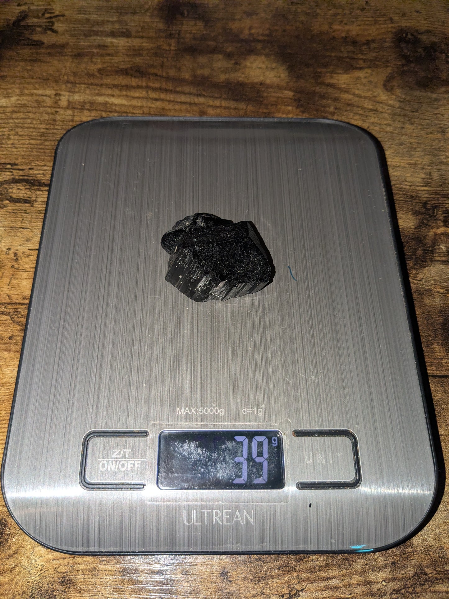🖤Sacred Shield Natural Black Tourmaline (Schorl) – Raw EMF Protection • Energy Shielding Crystal – 39g