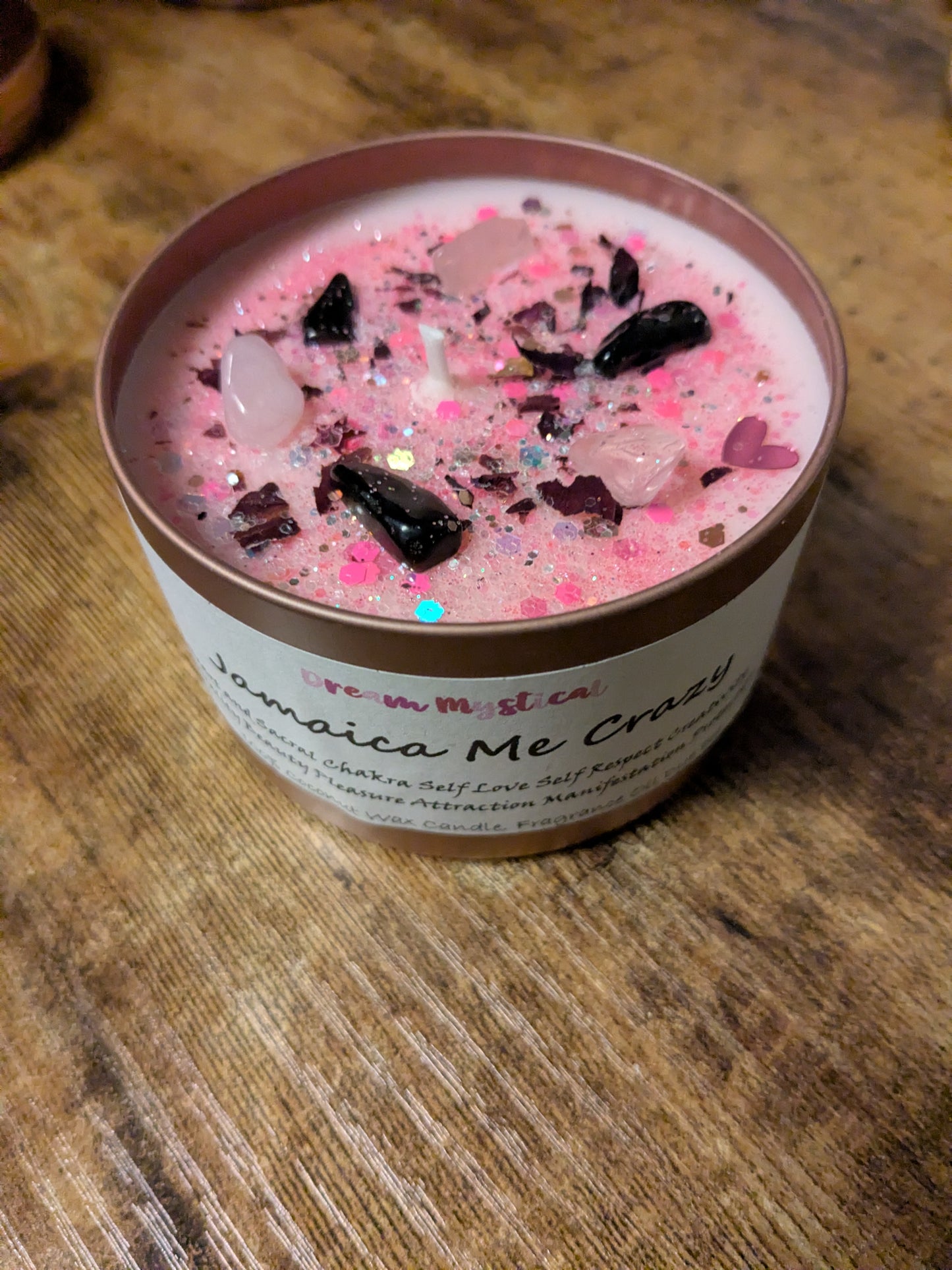 Jamaica Me Crazy Intentional Candle Sexy as F*ck Self Love Attraction Beauty Romance Manifestation Protection Spiritual Coconut Wax