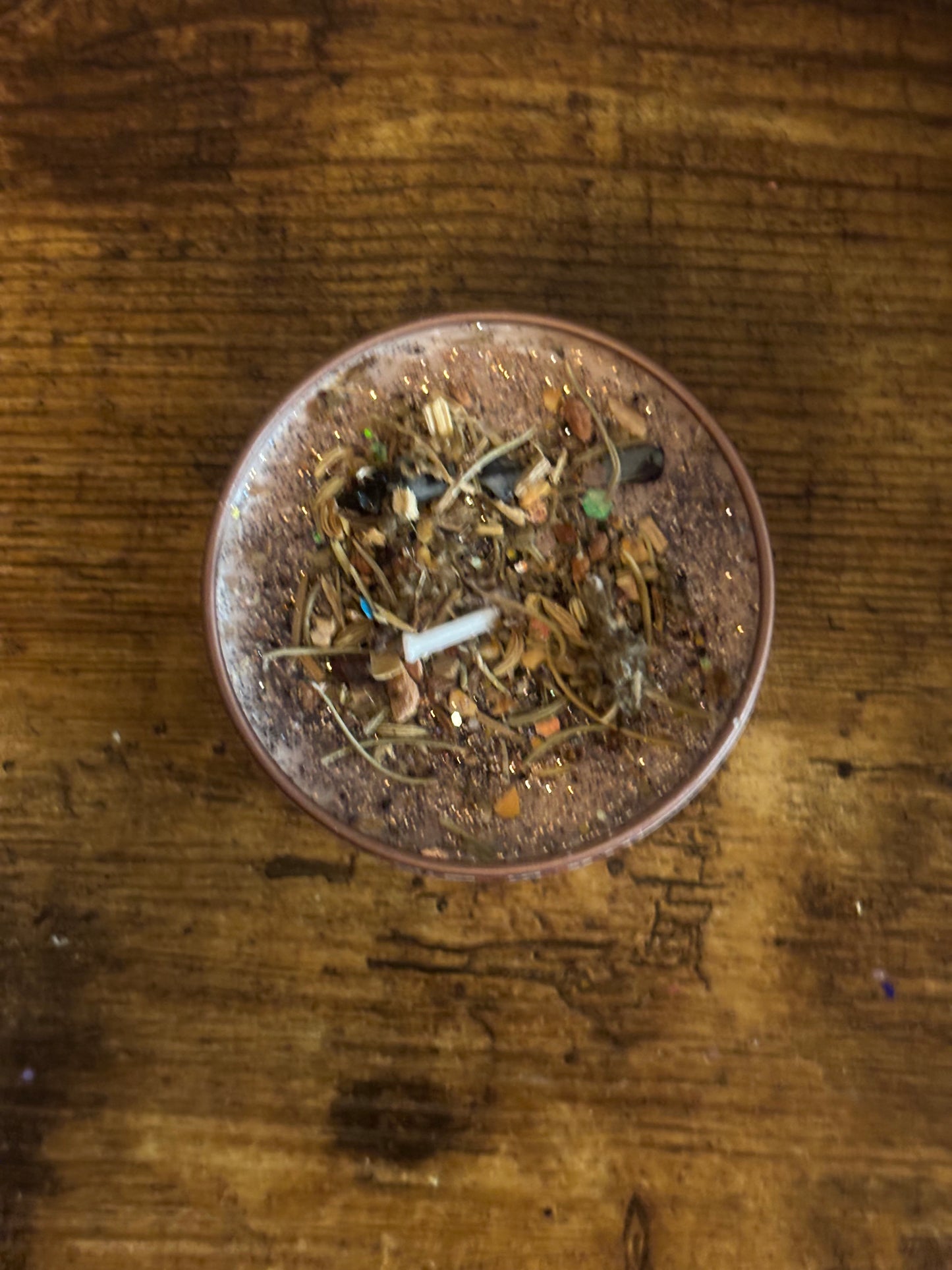 🌿 Stay Grounded Babe Brownie Scent– Root Chakra Intention Candle Coconut Wax for Protection, Stability & Calm