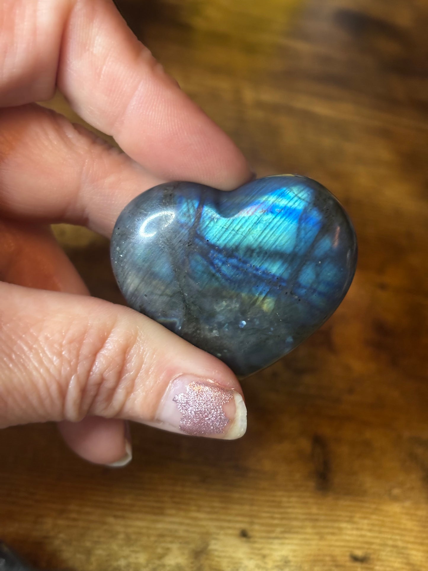 ✨ Aurora Heart Labradorite – Intuition • Protection • Magic ✨