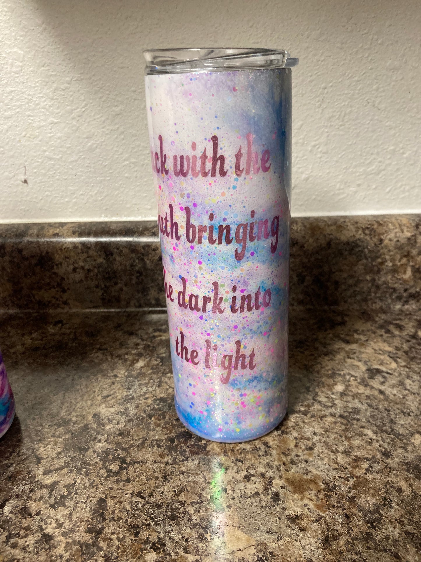 Back with the truth Bringing the dark into the light Mystic Rose Tumblers