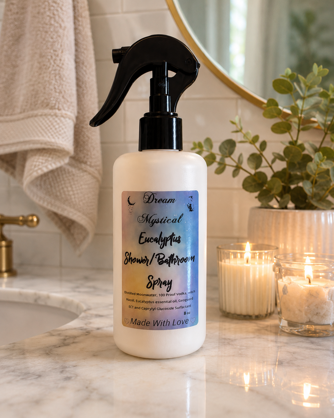 Dream Mystical Eucalyptus Aroma Shower & Bathroom Spray (8 oz)