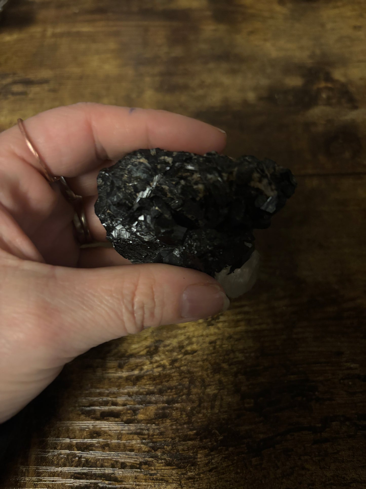 🖤Scared Shield One-of-a-Kind Black Tourmaline & Quartz Cluster | Protection Specimen | Grounding Crystal (142g)Collector•  EMF Protection • Grounding & Clarity Stone • Raw Healing Crystal
