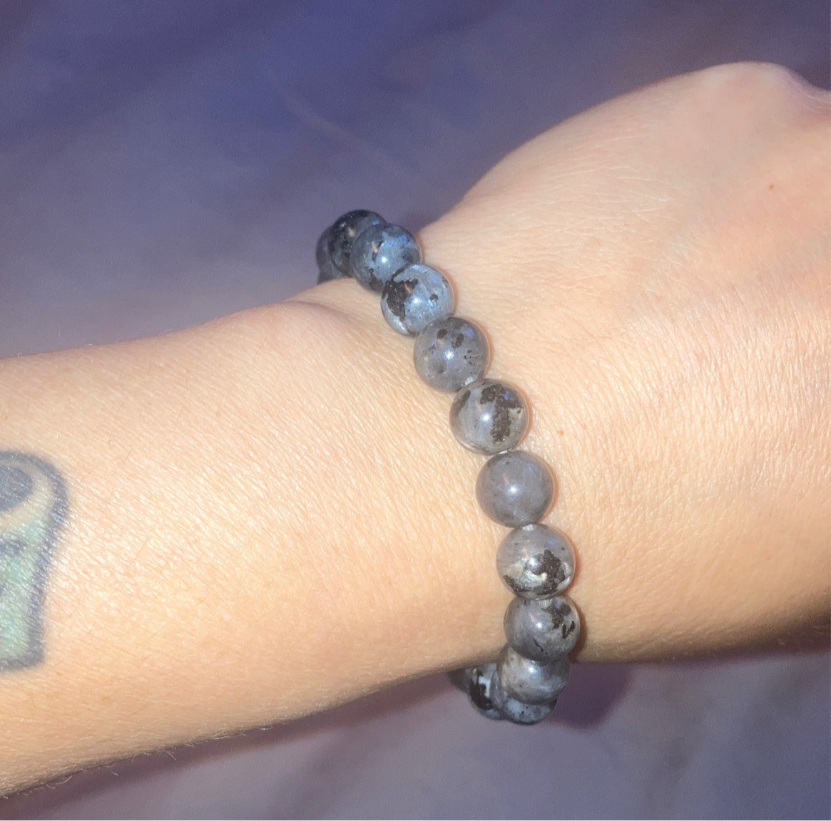 Celestial Shield Labradorite Divine Natural Crystal Bracelet Reiki Healing