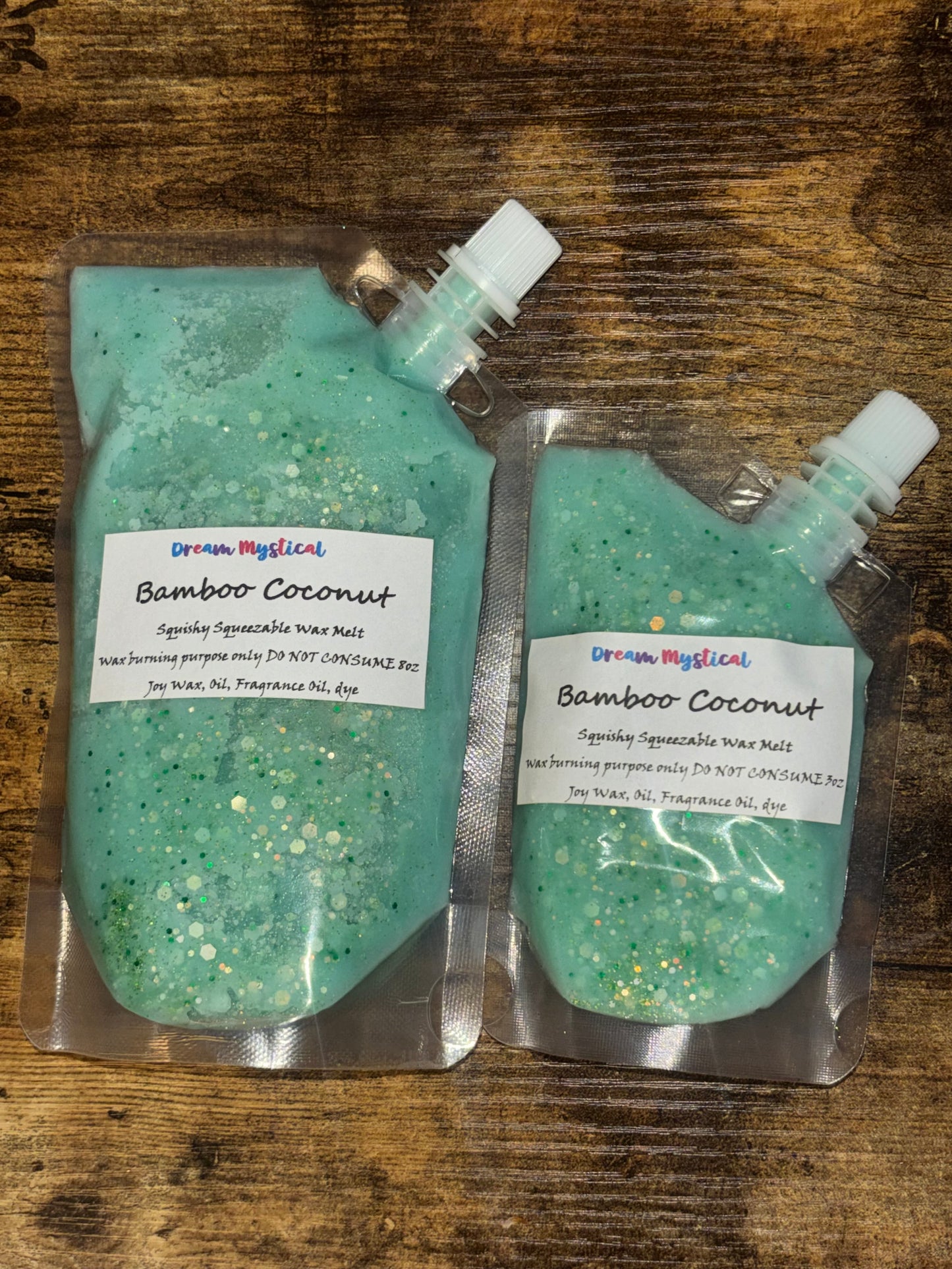 Squishyq Squeezable Wax melt Pouch | Coconut wax | Eco-friendly non toxic | Heavy Scent throw 2-4x stronger then candles | Handmade Luxury