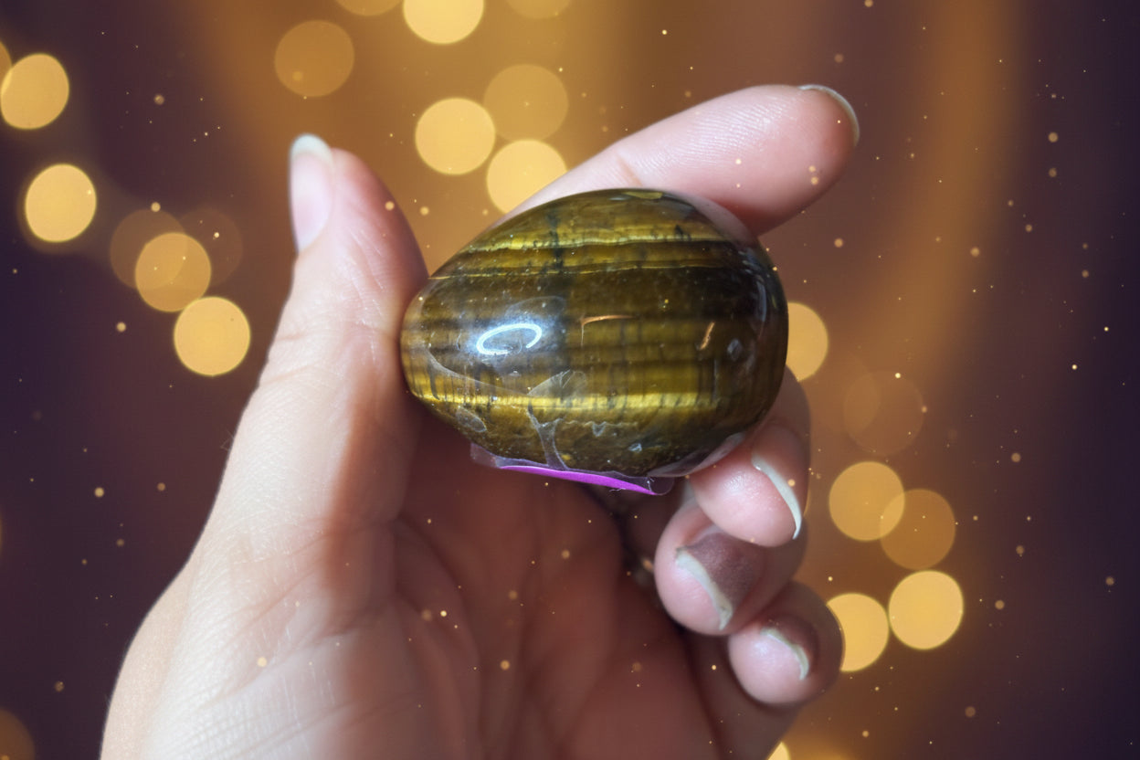 Golden Tiger’s Eye Protection Egg 🐅✨