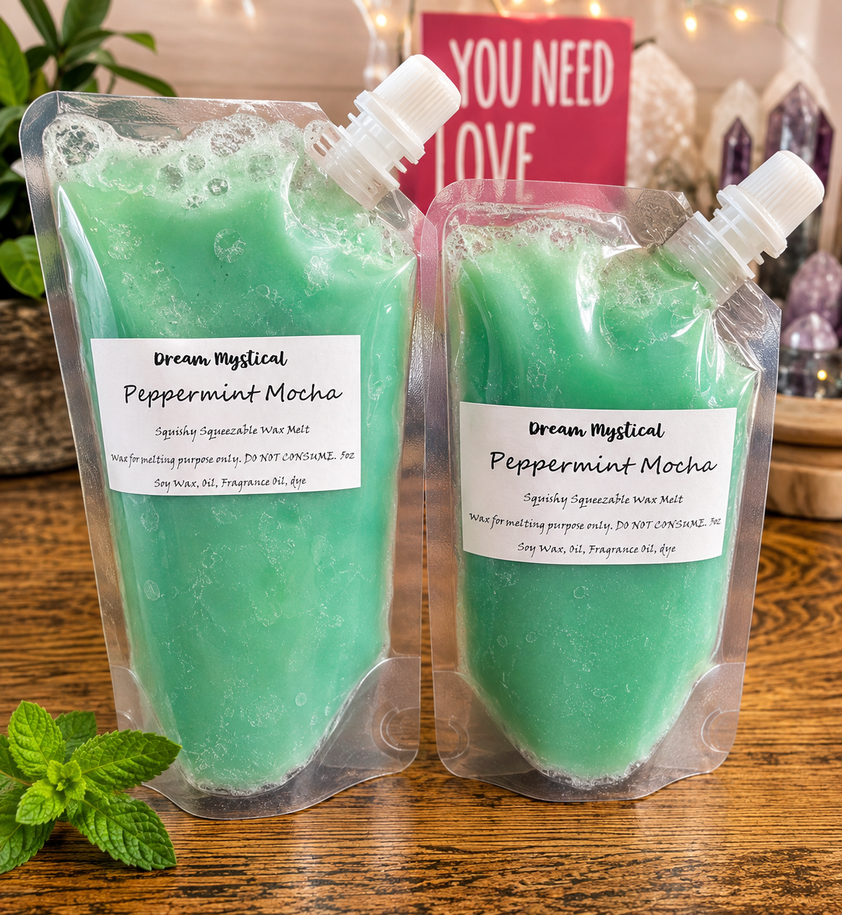 Squeezable Squishy Wax melts Cocnut wax Eco-friendly non toxic Different Scents