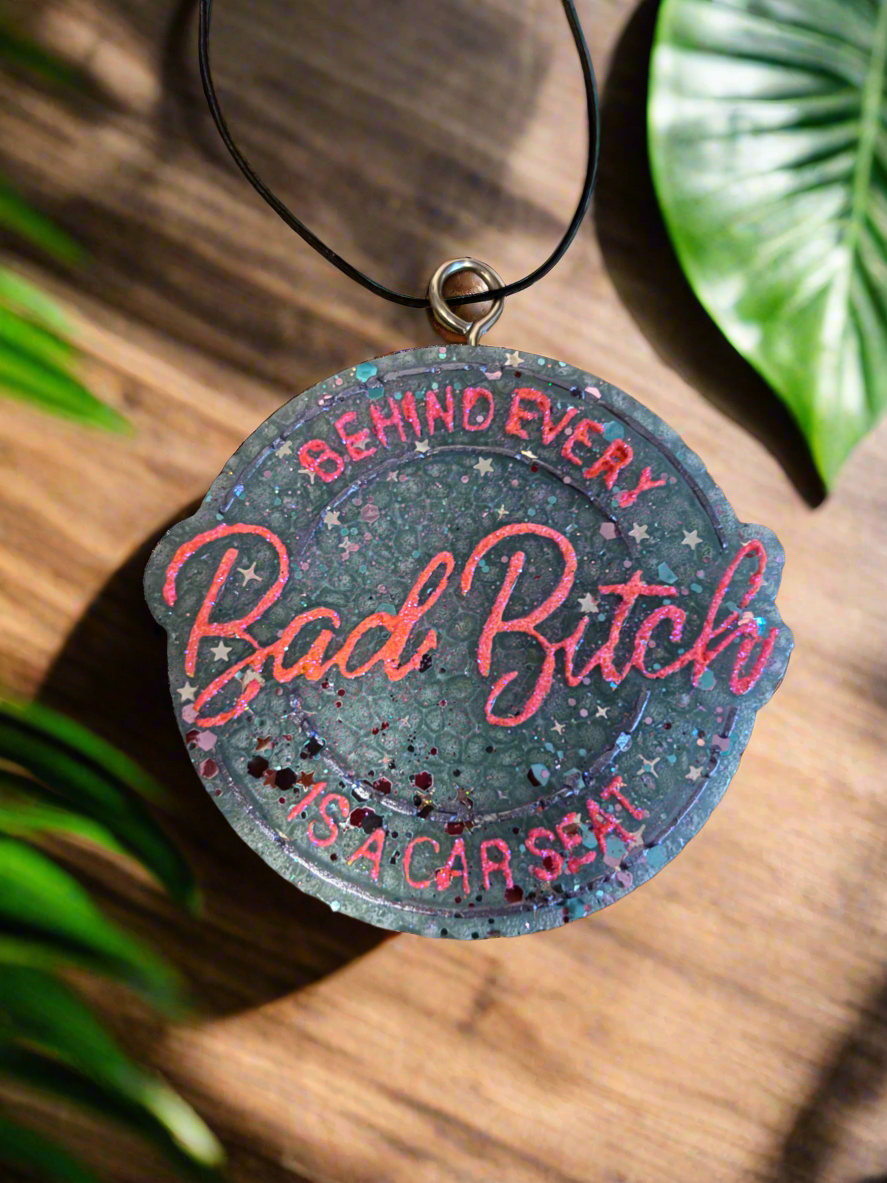 Behind Every Bad Bitch Is A Car Seat Aroma Beads Freshie Car•Home•Office• Bathroom•Closet
