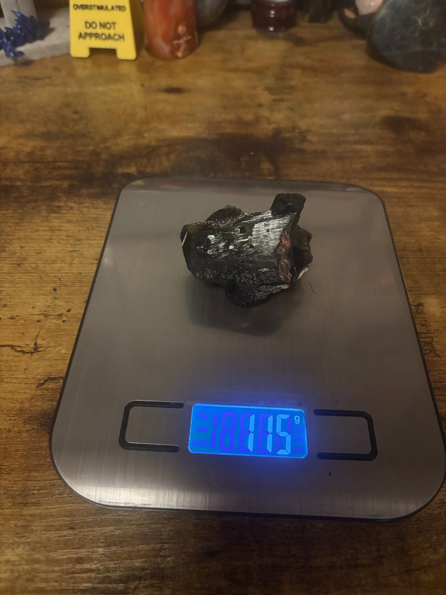 🖤Sacrad Shield Raw Black Tourmaline | Powerful Protection & Grounding Crystal | Natural Healing Stone (115g)• Natural Schorl Mineral • EMF Protection • Grounding & Clarity Stone • Raw Healing Crystal