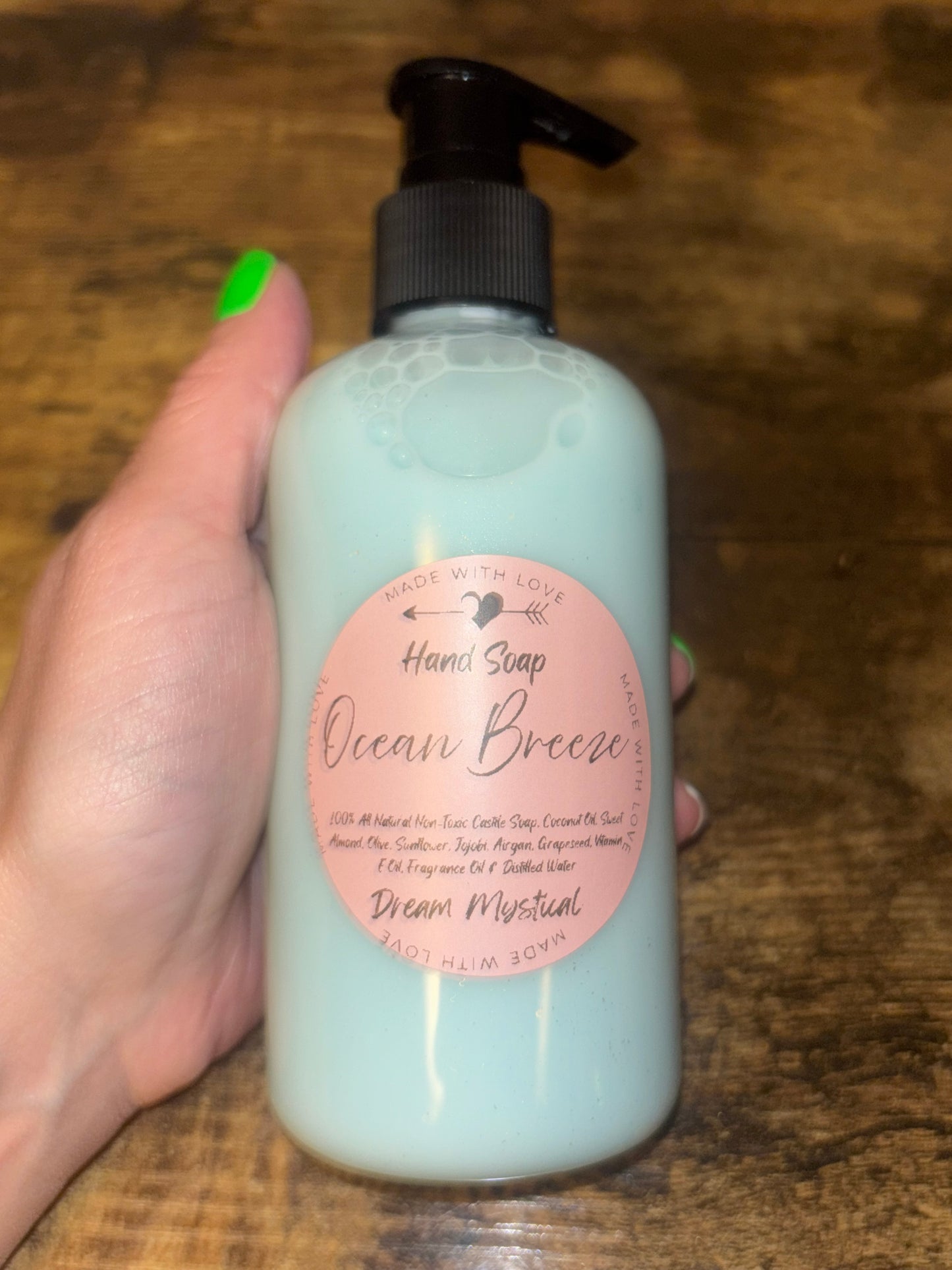 8oz All Natural Hand Soap