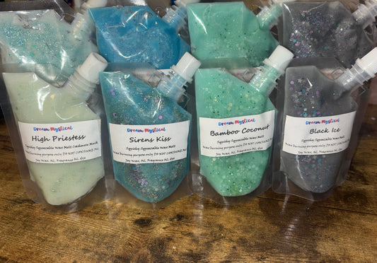 Squishyq Squeezable Wax melt Pouch | Coconut wax | Eco-friendly non toxic | Heavy Scent throw 2-4x stronger then candles | Handmade Luxury