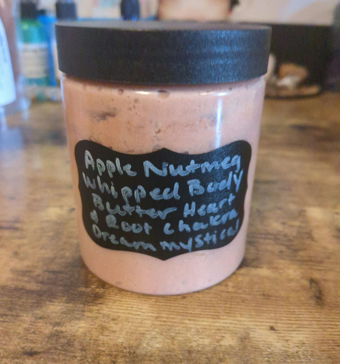 Apple Nutmeg Whipped Body Butter Moisturizer with Coconut Shea &Mango Butter and other natural oils for soft glowing skin