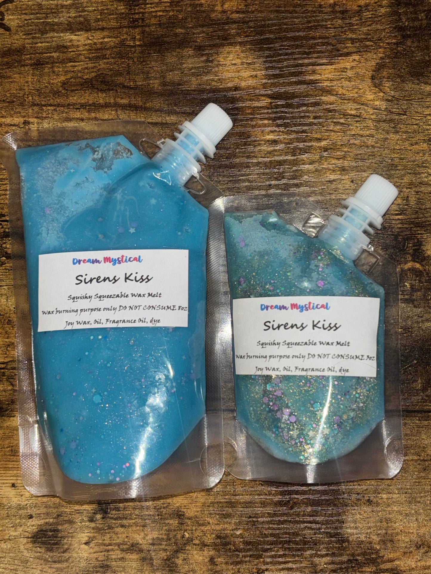 Squishyq Squeezable Wax melt Pouch | Coconut wax | Eco-friendly non toxic | Heavy Scent throw 2-4x stronger then candles | Handmade Luxury