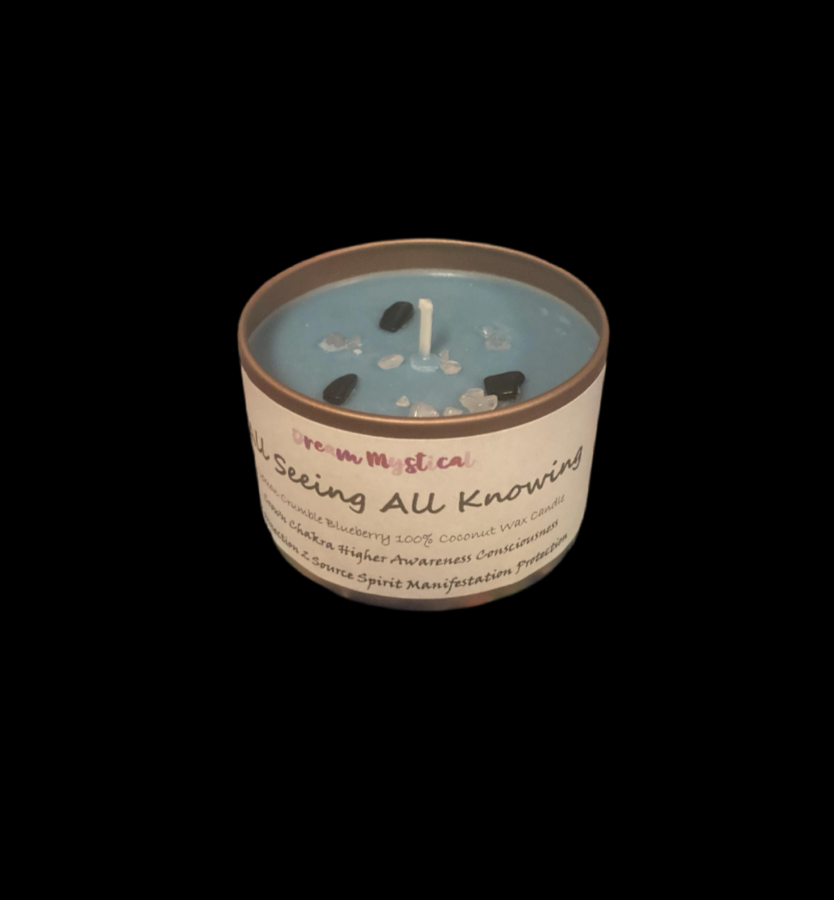 Lemon 🍋 Blueberry 🫐 Crumble~All Seeing All Knowing – Third Eye Activation & Divine Insight Candle Protection Intentional Crown Chakra Inspires Connects 2 Divine