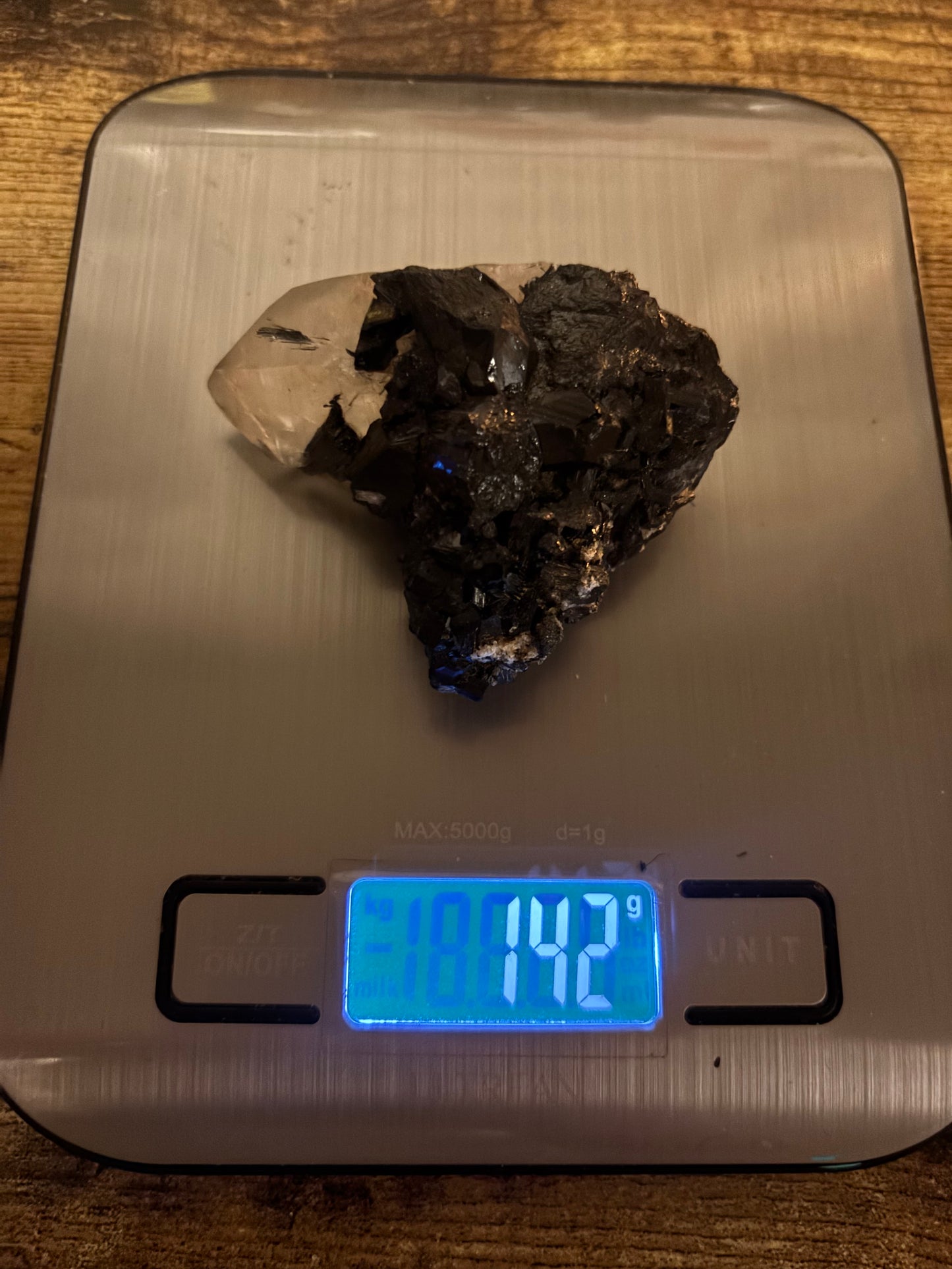 🖤Scared Shield One-of-a-Kind Black Tourmaline & Quartz Cluster | Protection Specimen | Grounding Crystal (142g)Collector•  EMF Protection • Grounding & Clarity Stone • Raw Healing Crystal