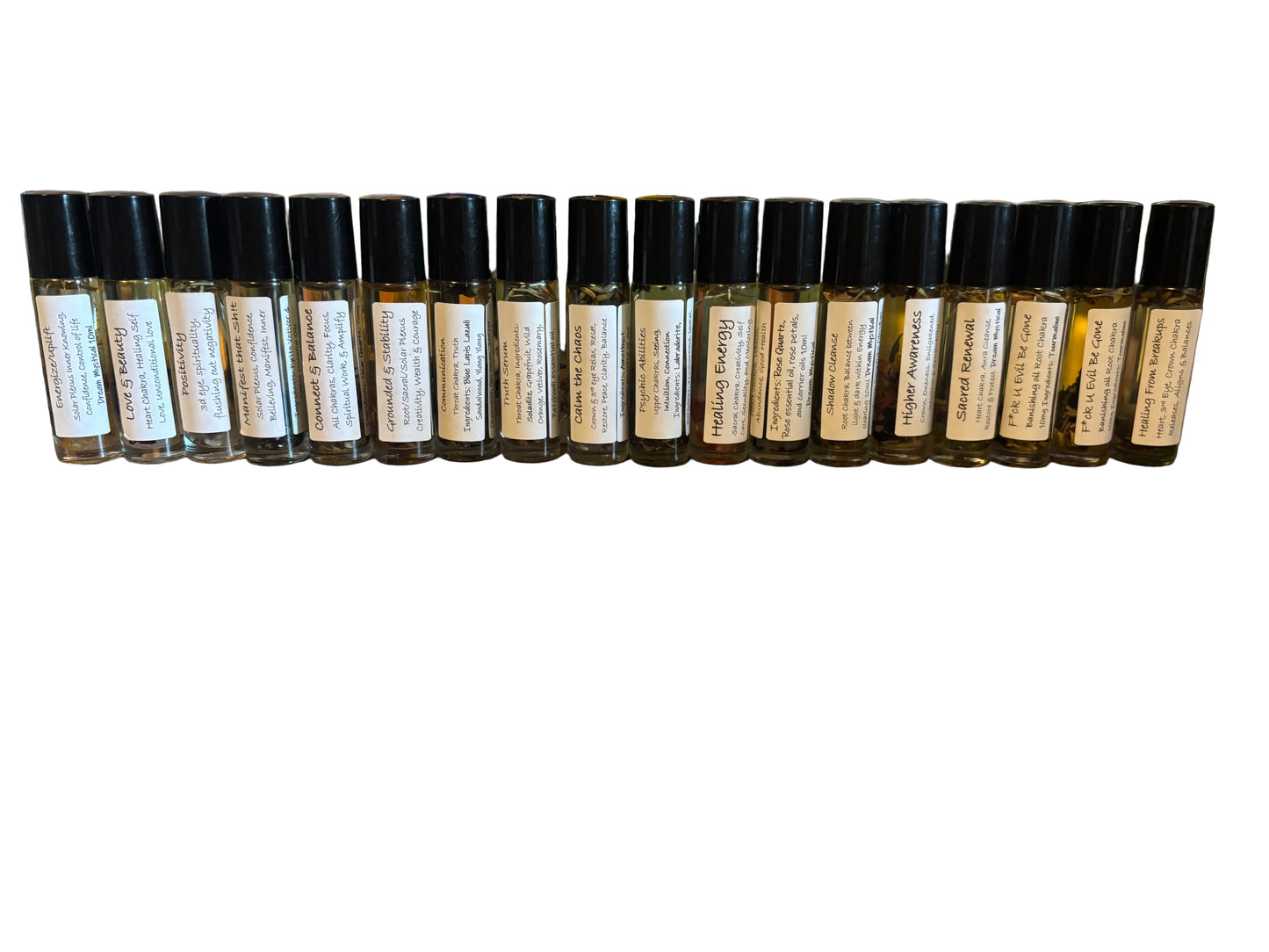 Mystical Healing Oil Roller Collection 💫
Crystals • Herbs • Intentions in Every Bottle