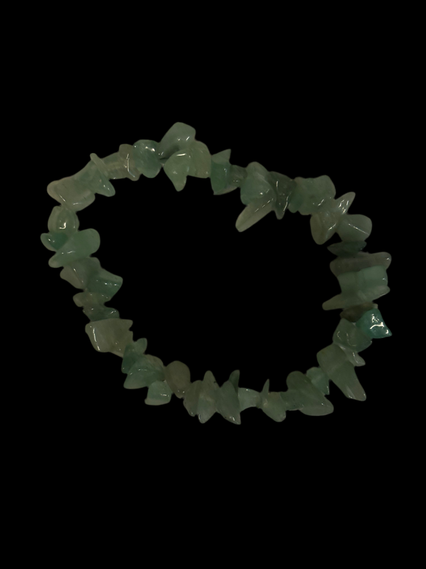🌿 Heart of Prosperity” Earrings & Bracelet Green Aventurine Chip Earrings & Bracelet Set 🌿