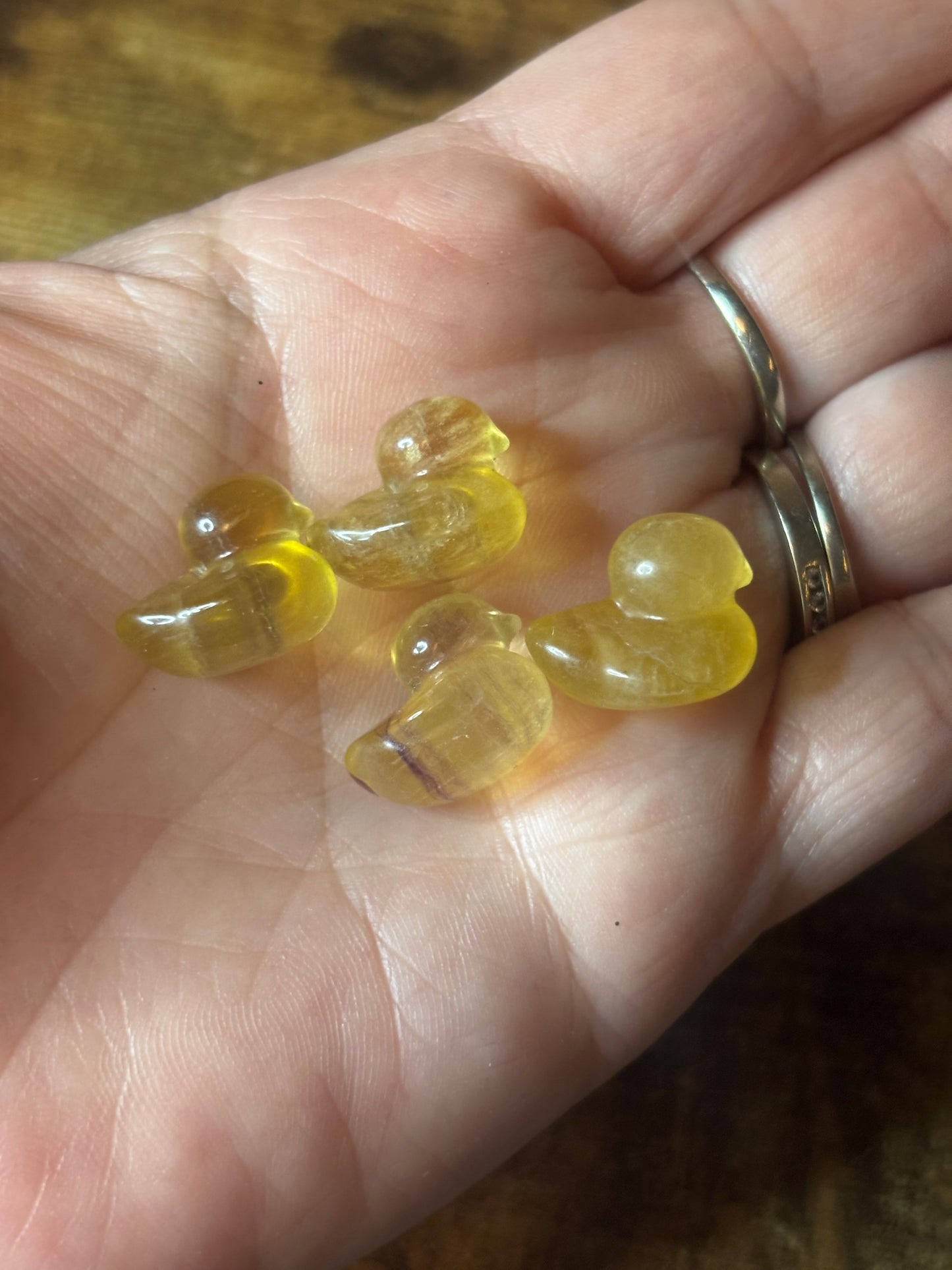 🦆 Mystic Mini Crystal Duck Carvings – Spirit of Calm & Guidance