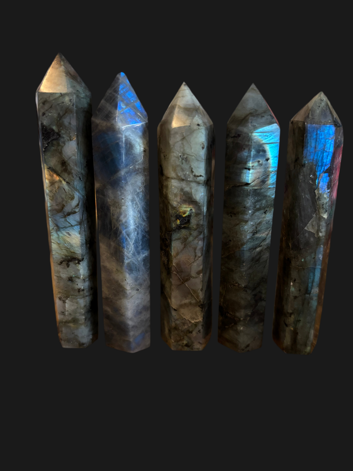 Labradorite Crystal Tower | Intuition, Protection & Transformation | Crown, Third Eye & Throat Chakra