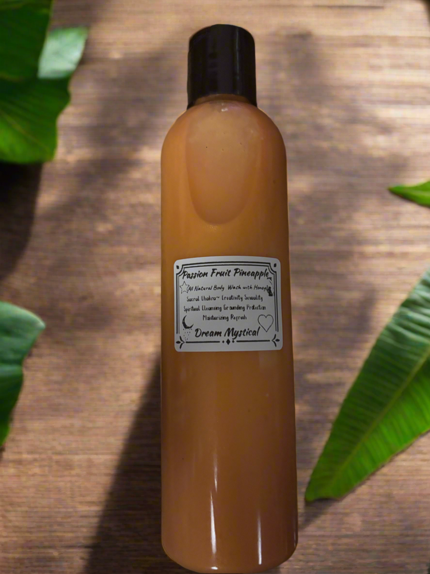 Passionfruit Pineapple All Natural Body Wash with Honey