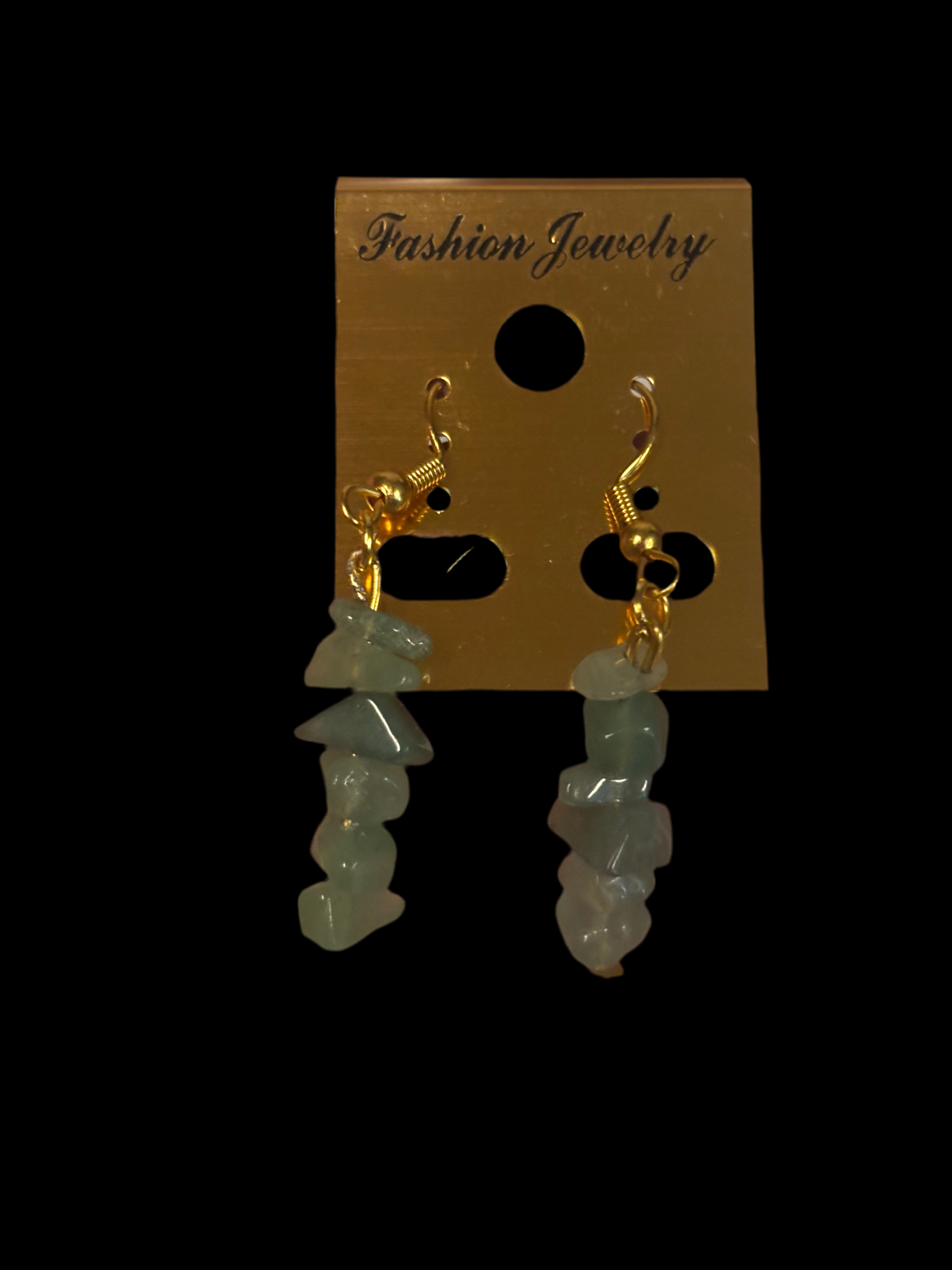 🌿 Heart of Prosperity” Earrings & Bracelet Green Aventurine Chip Earrings & Bracelet Set 🌿