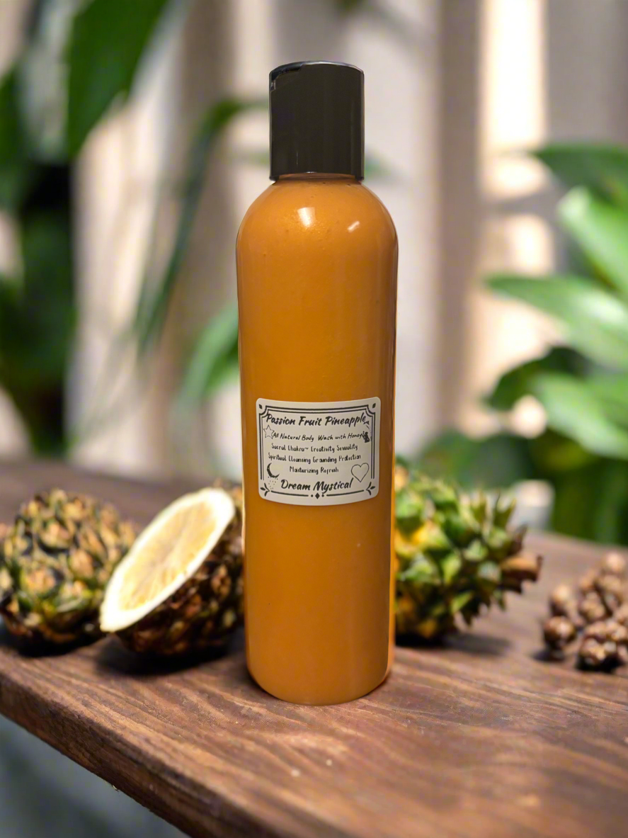 Passionfruit Pineapple All Natural Body Wash with Honey