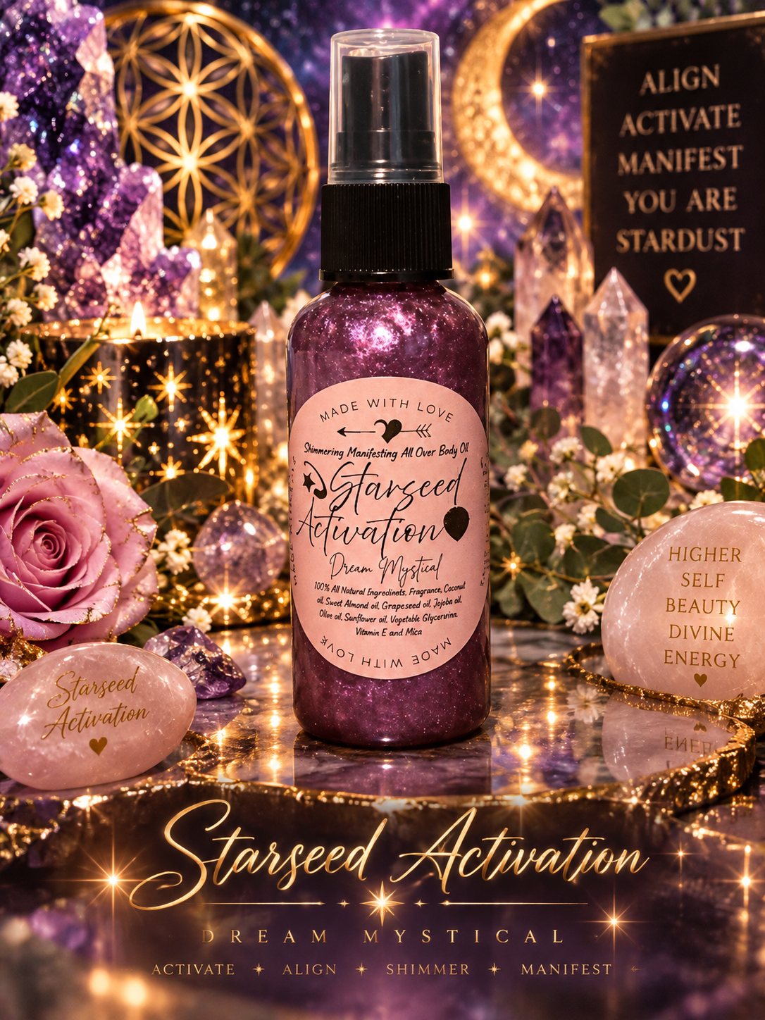 Starseed Activation Manifesting All Over Body Oil