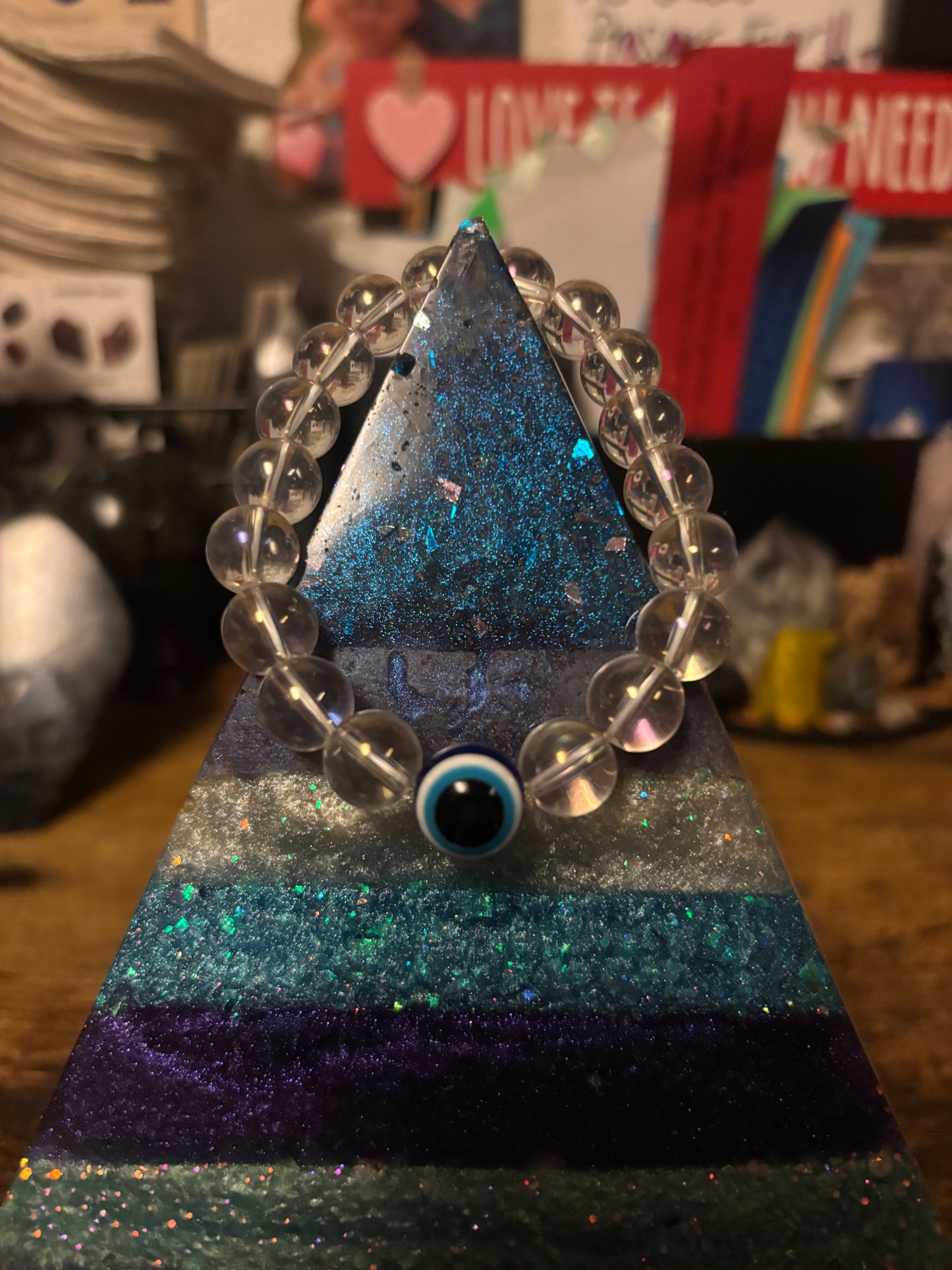 Celestial Clarity Bracelet – Clear Quartz Master Healer • High Vibration Energy