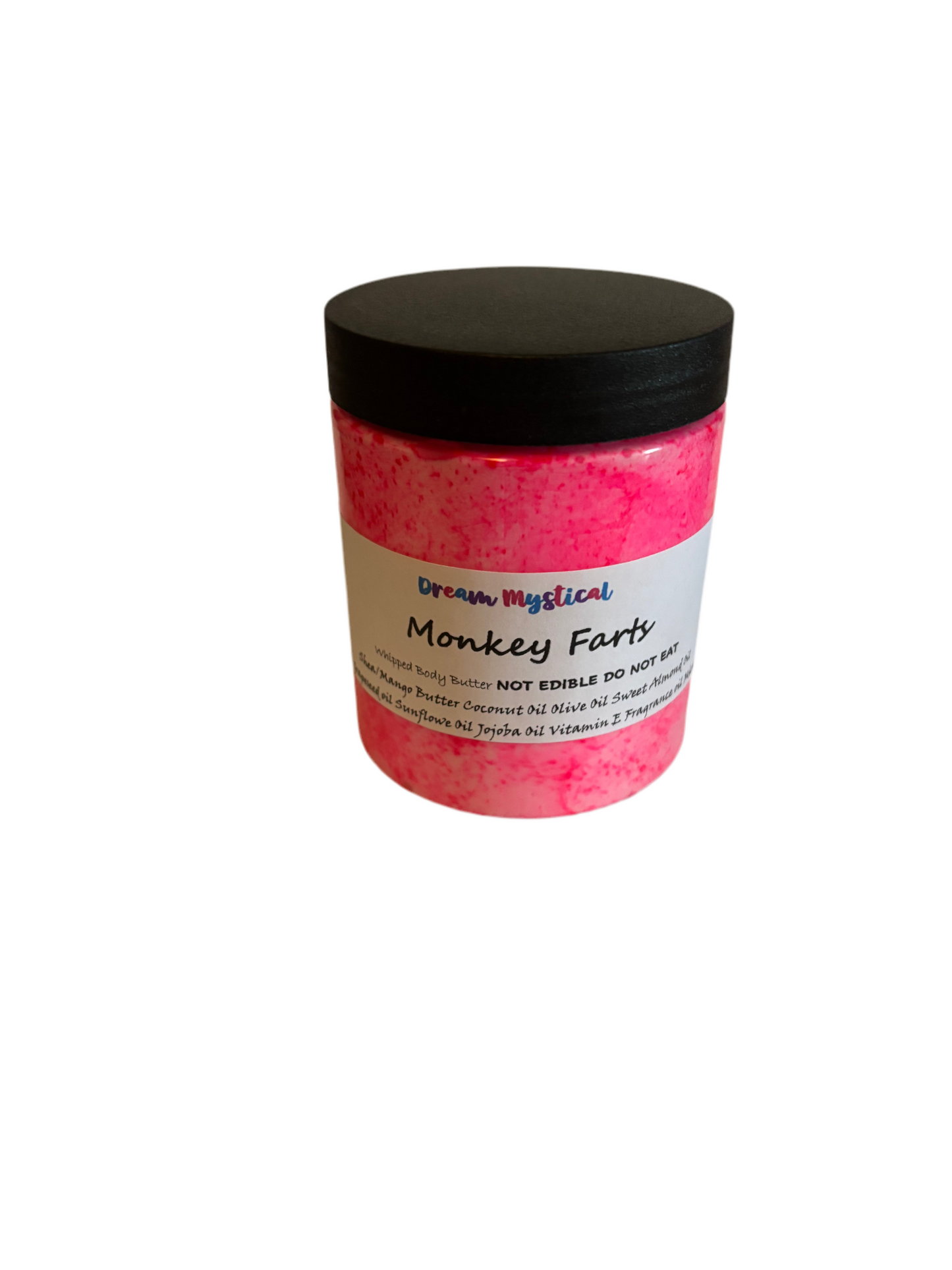 Monkey Farts Whipped Body Butter Moisturizer with Coconut Shea &Mango Butter and other natural oils for soft glowing skin