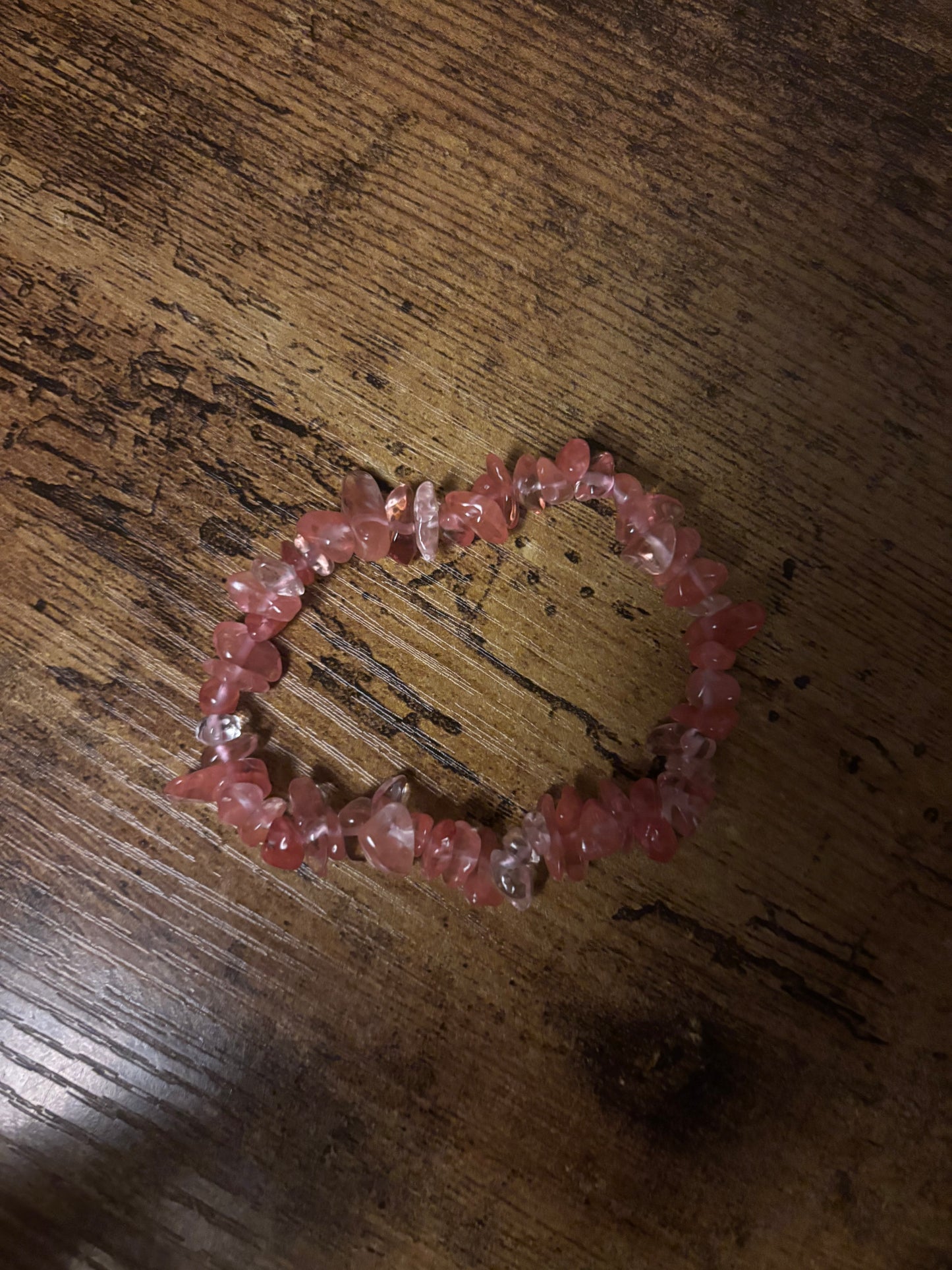 Bracelet Natural Gemstone Chips Beads | Cherry Quartz Labradorite, Rose Quartz,, Moonstone, Lavender Jade, Grey Moonetone