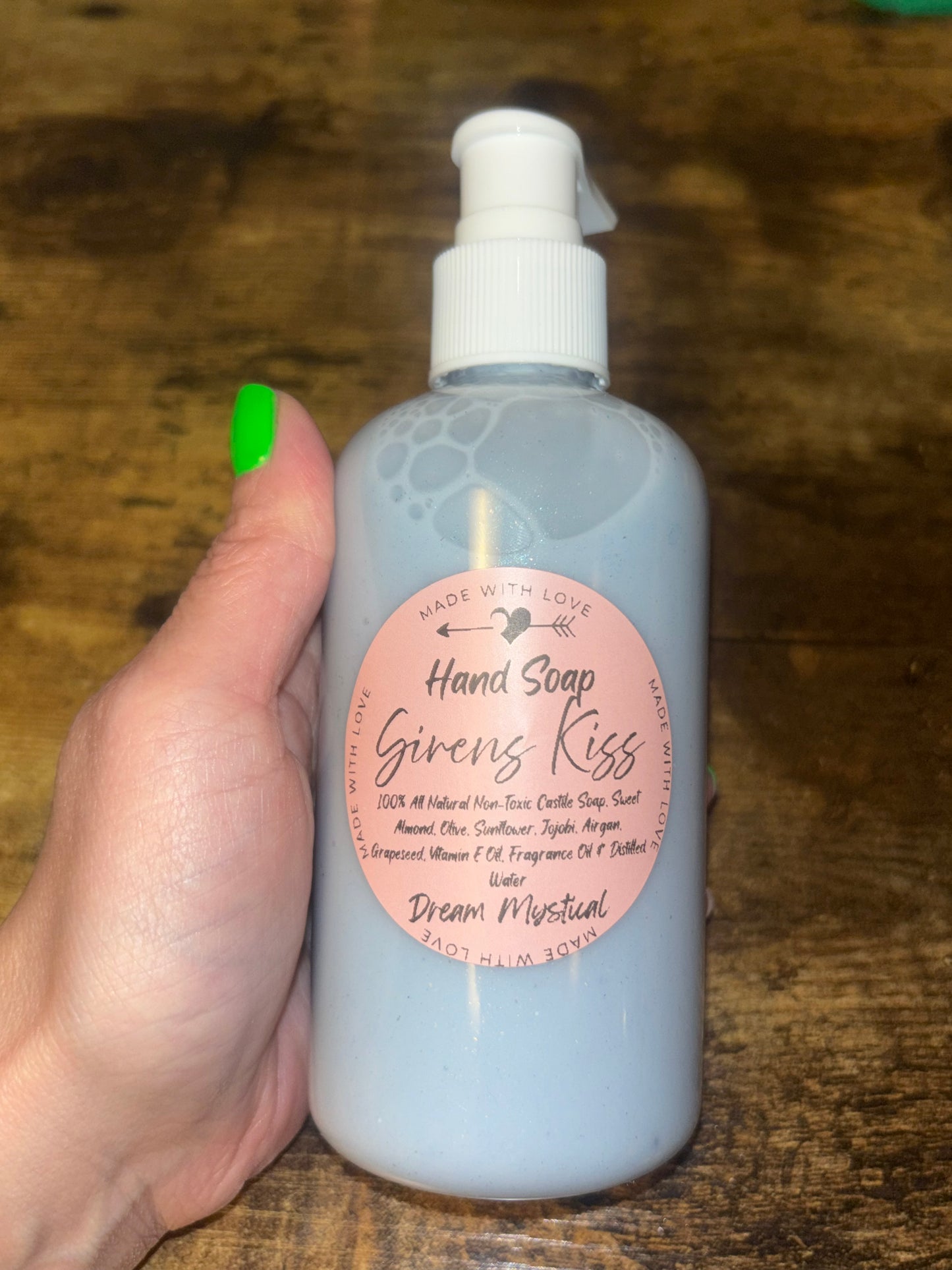 8oz All Natural Hand Soap