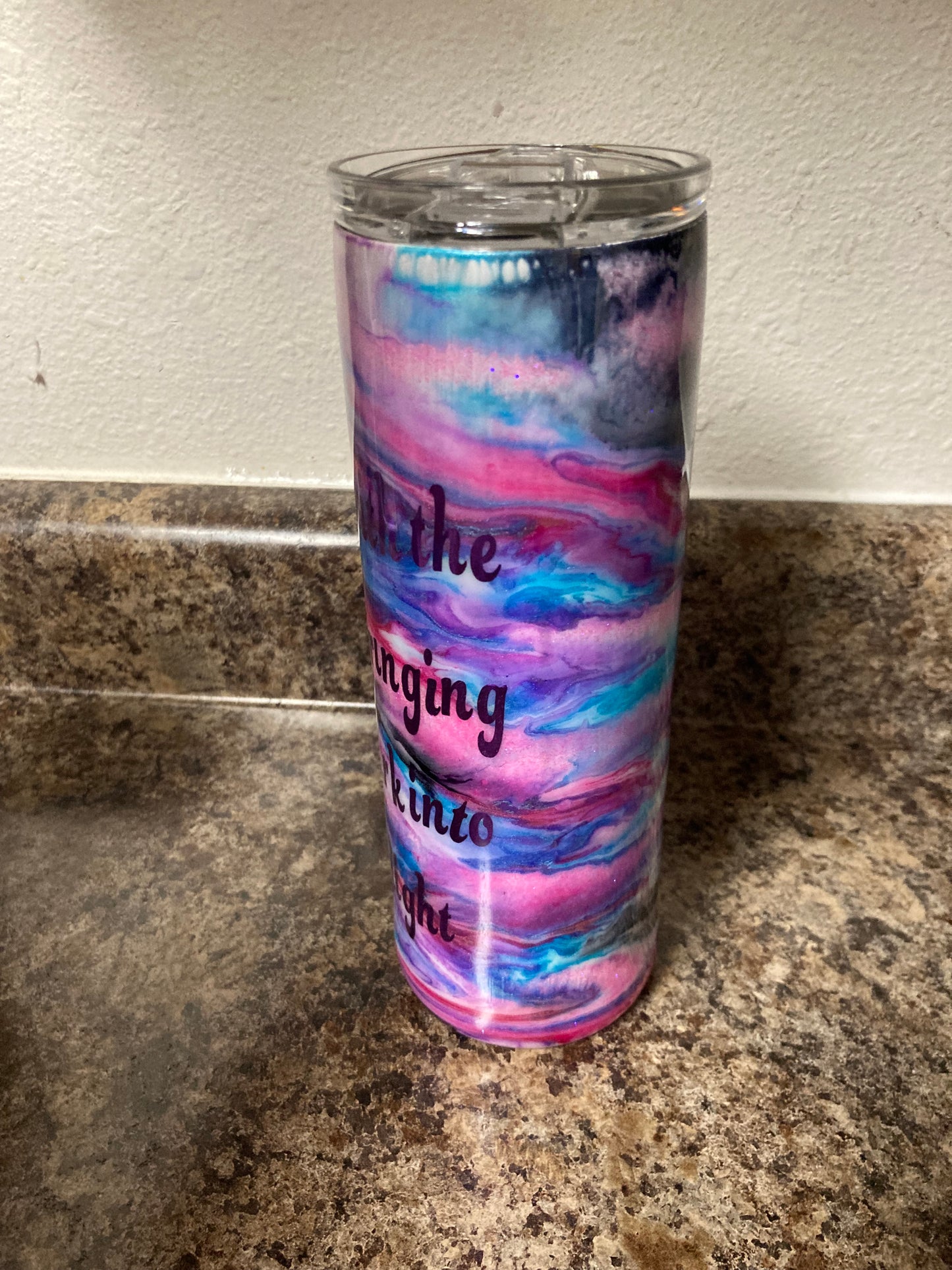 Back with the truth Bringing the dark into the light Mystic Rose Tumblers
