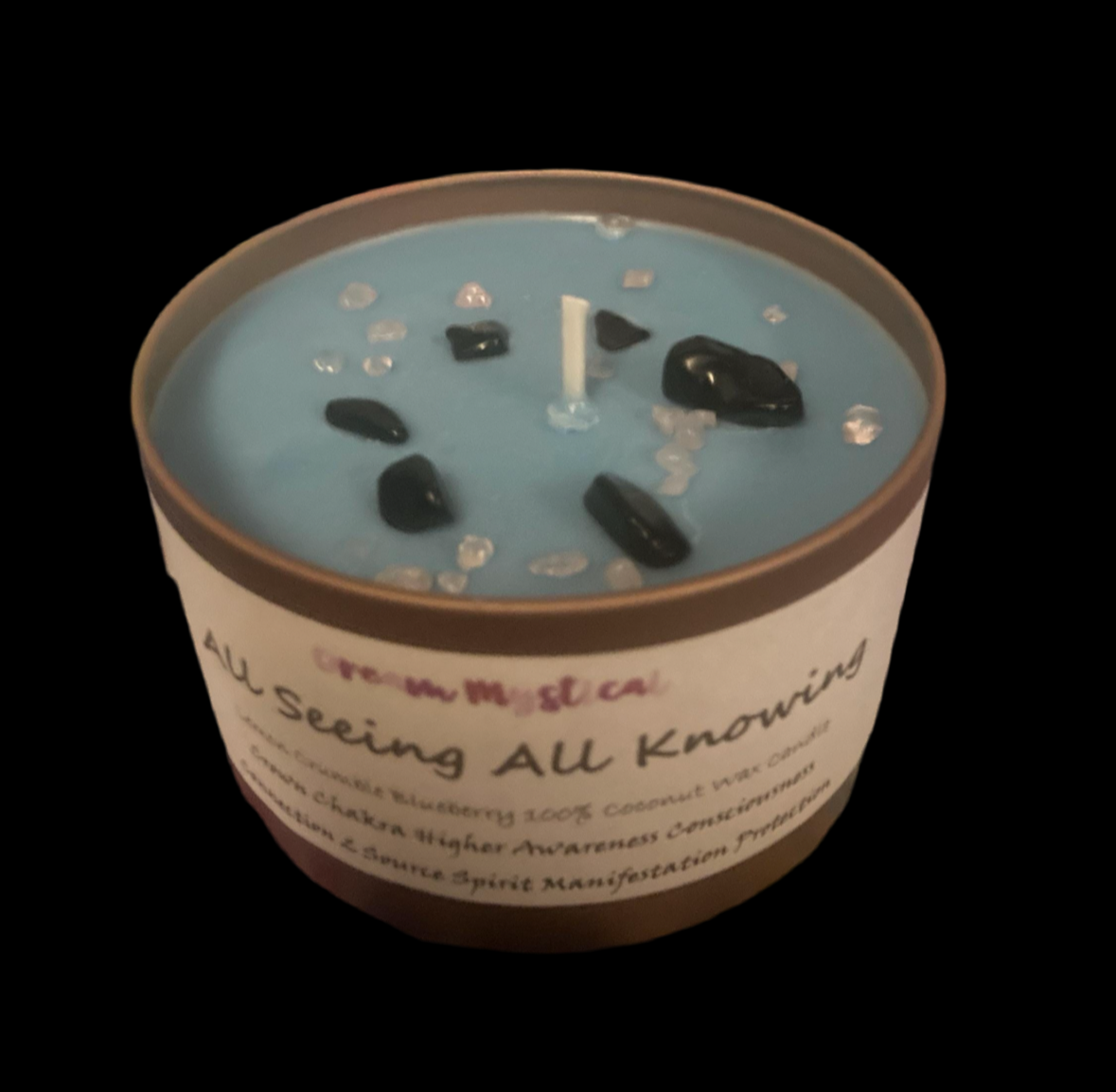 Lemon 🍋 Blueberry 🫐 Crumble~All Seeing All Knowing – Third Eye Activation & Divine Insight Candle Protection Intentional Crown Chakra Inspires Connects 2 Divine