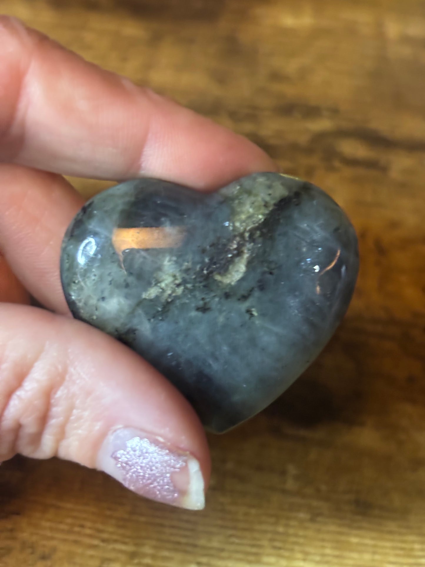✨ Aurora Heart Labradorite – Intuition • Protection • Magic ✨
