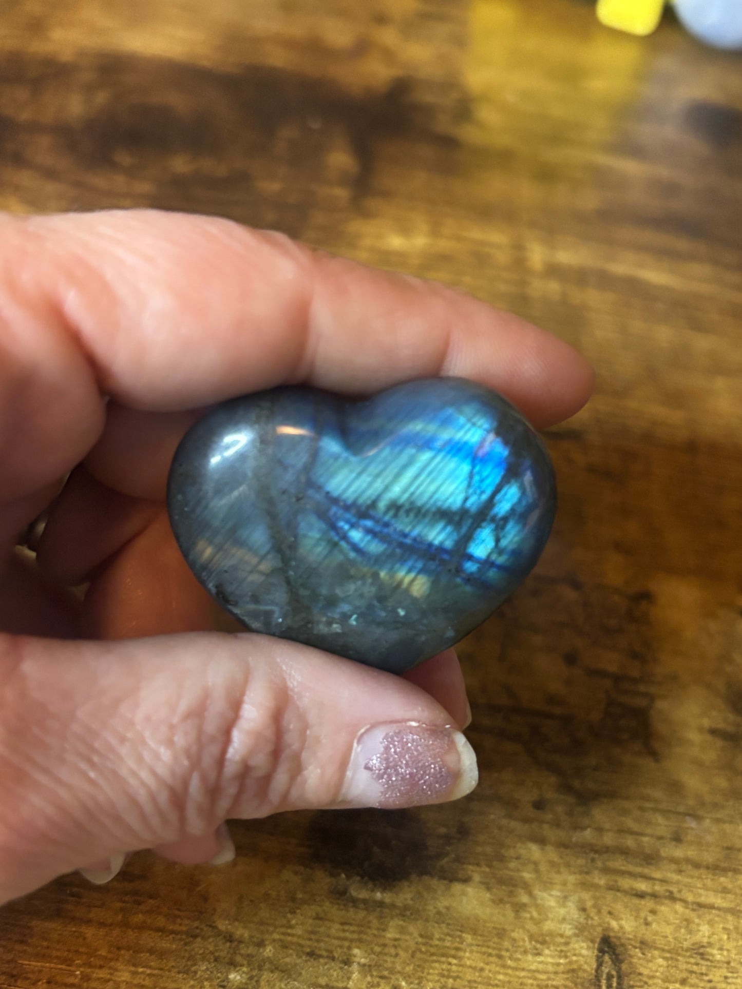 ✨ Aurora Heart Labradorite – Intuition • Protection • Magic ✨