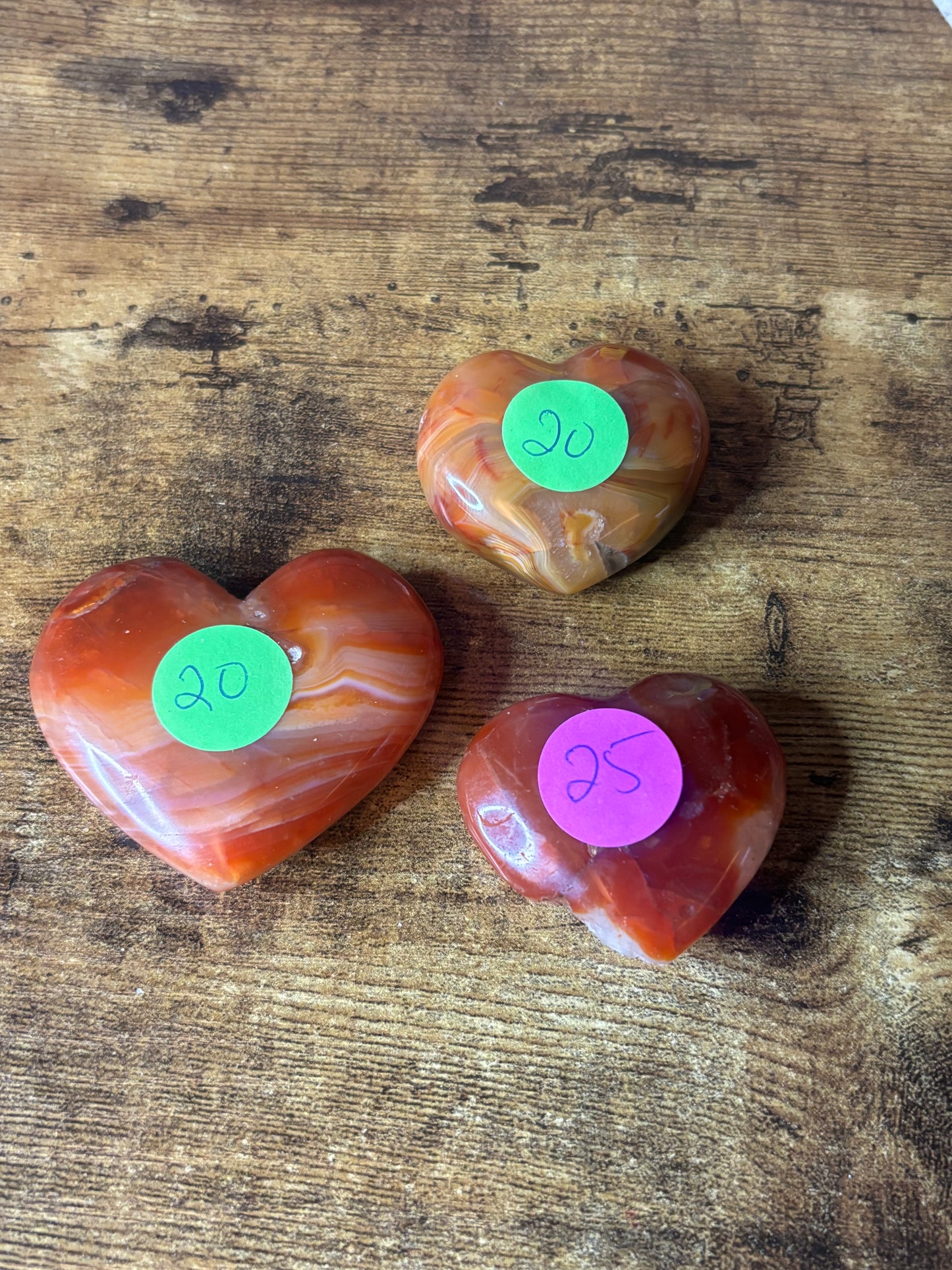 Soul Flame Carnelian Hearts Sacral Chakra Activation •Fire Energy •Creativity • Courage Passion • Protection • Vitality • Grounding