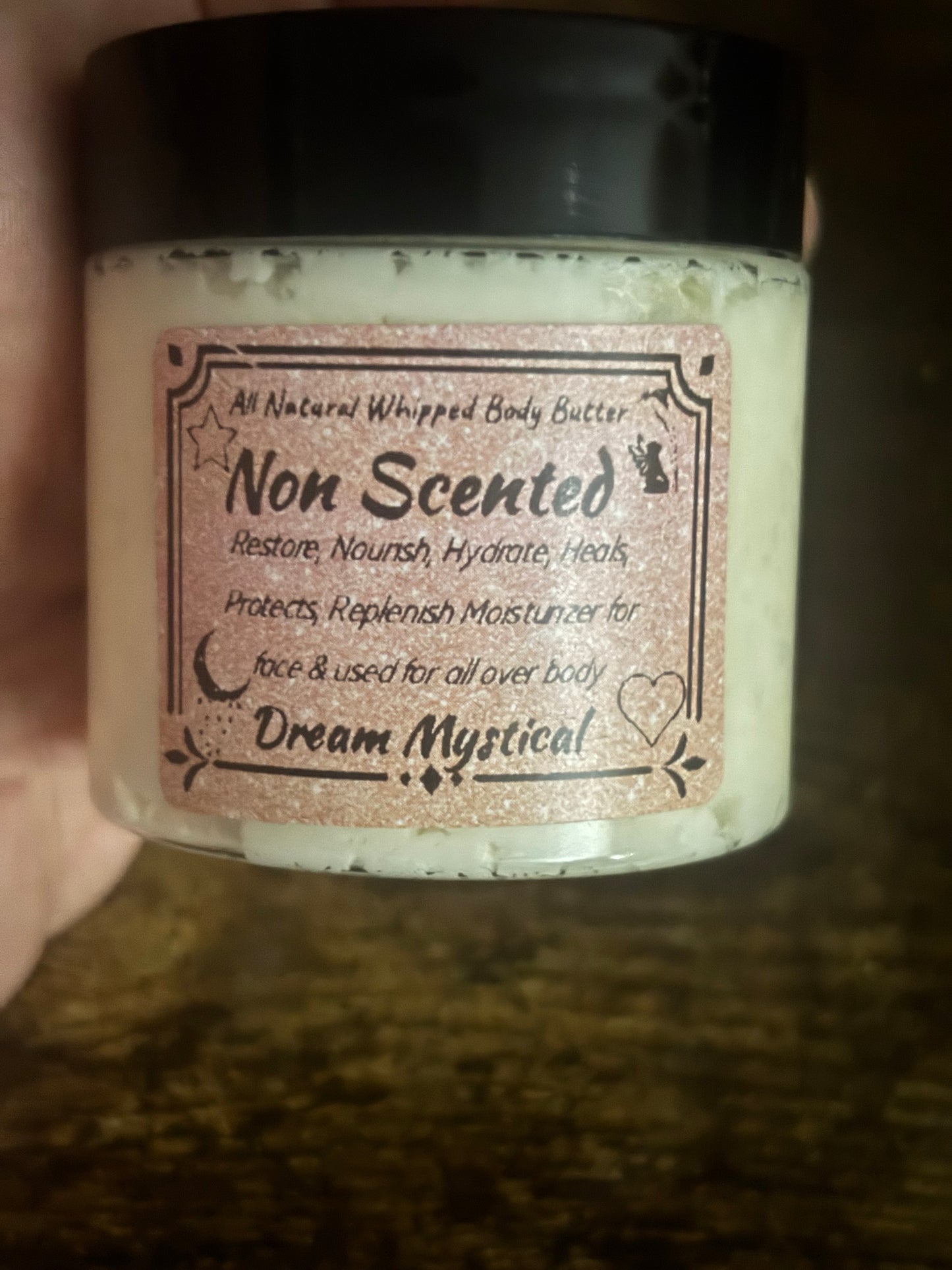 Whipped Face Cream | All Natural Hydrating Facial Butter | Sensitive Skin Safe | Restore/Replenish |Deep Moisture + Glow (Unscented)