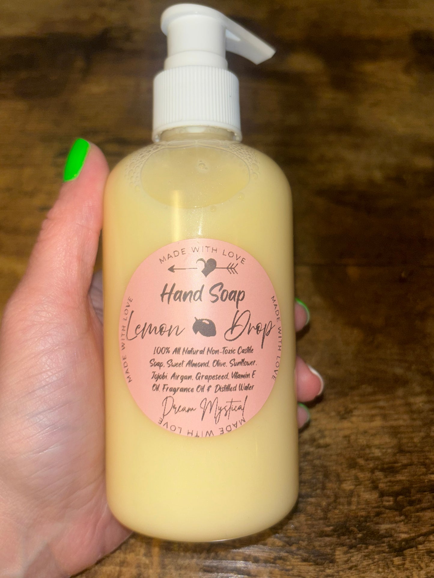 8oz All Natural Hand Soap