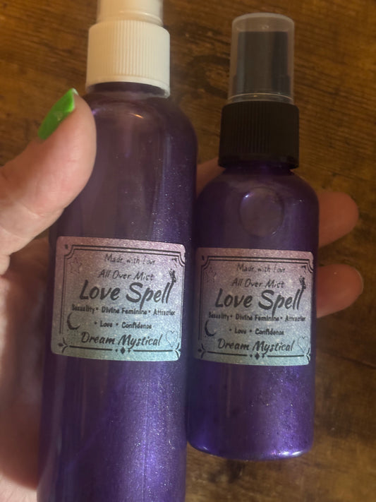 💖 Love Spell All Over Mist 💖
Love • Attraction • Sensual • Divine Feminine • Magnetic Energy • Confidence