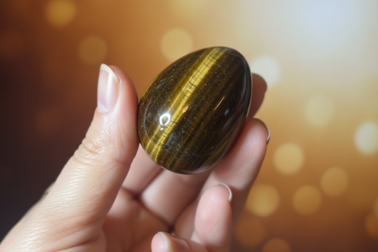 Golden Tiger’s Eye Protection Egg 🐅✨