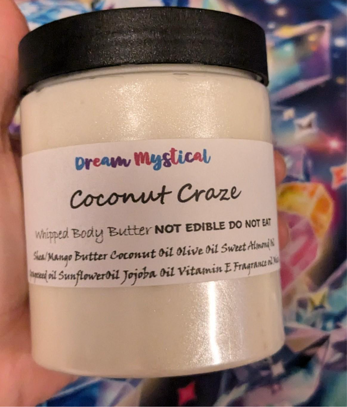 Coconut Craze Whipped Body Butter Moisturizer with Coconut Shea &Mango Butter and other natural oils for soft glowing skin