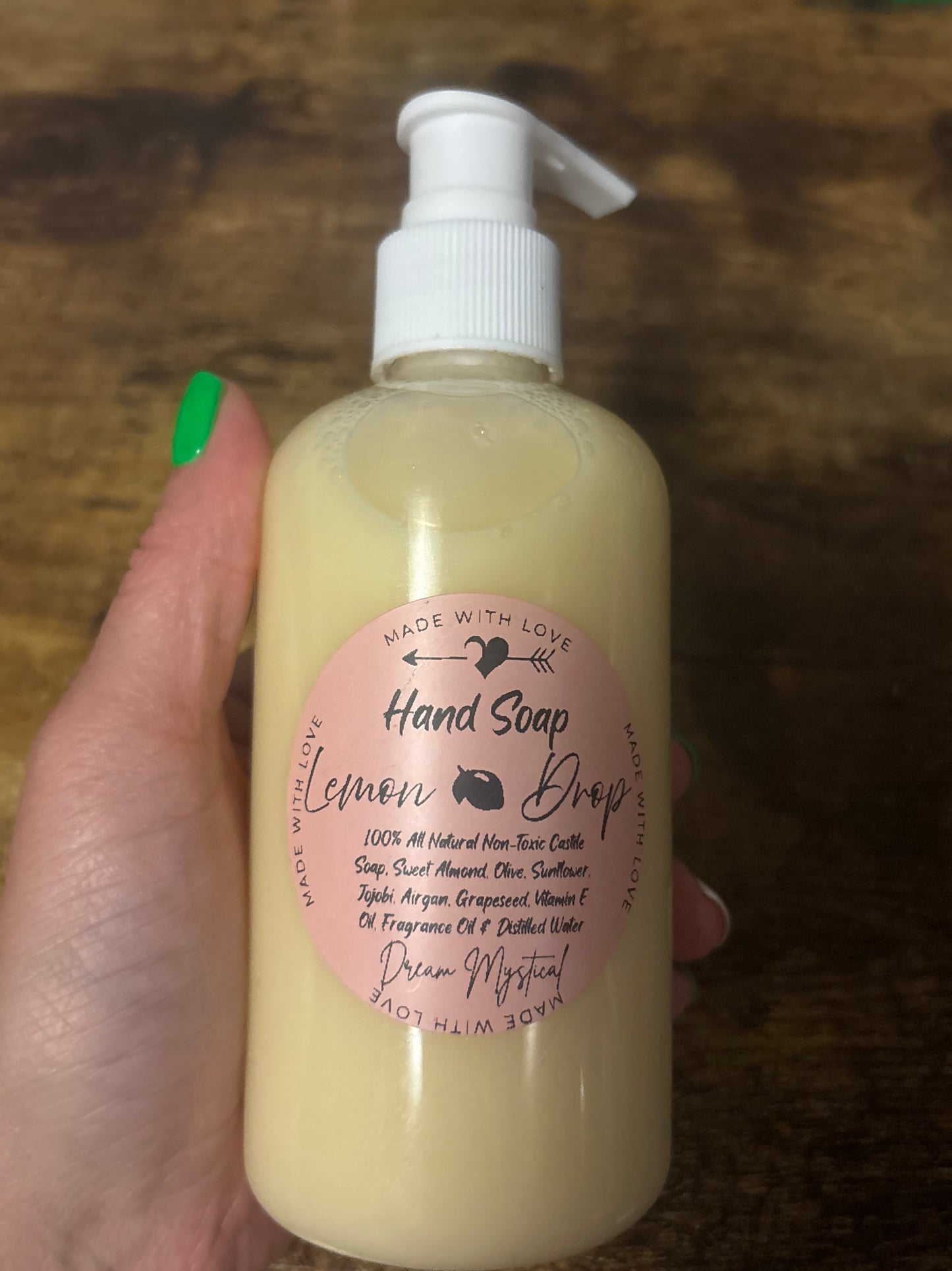 8oz All Natural Hand Soap