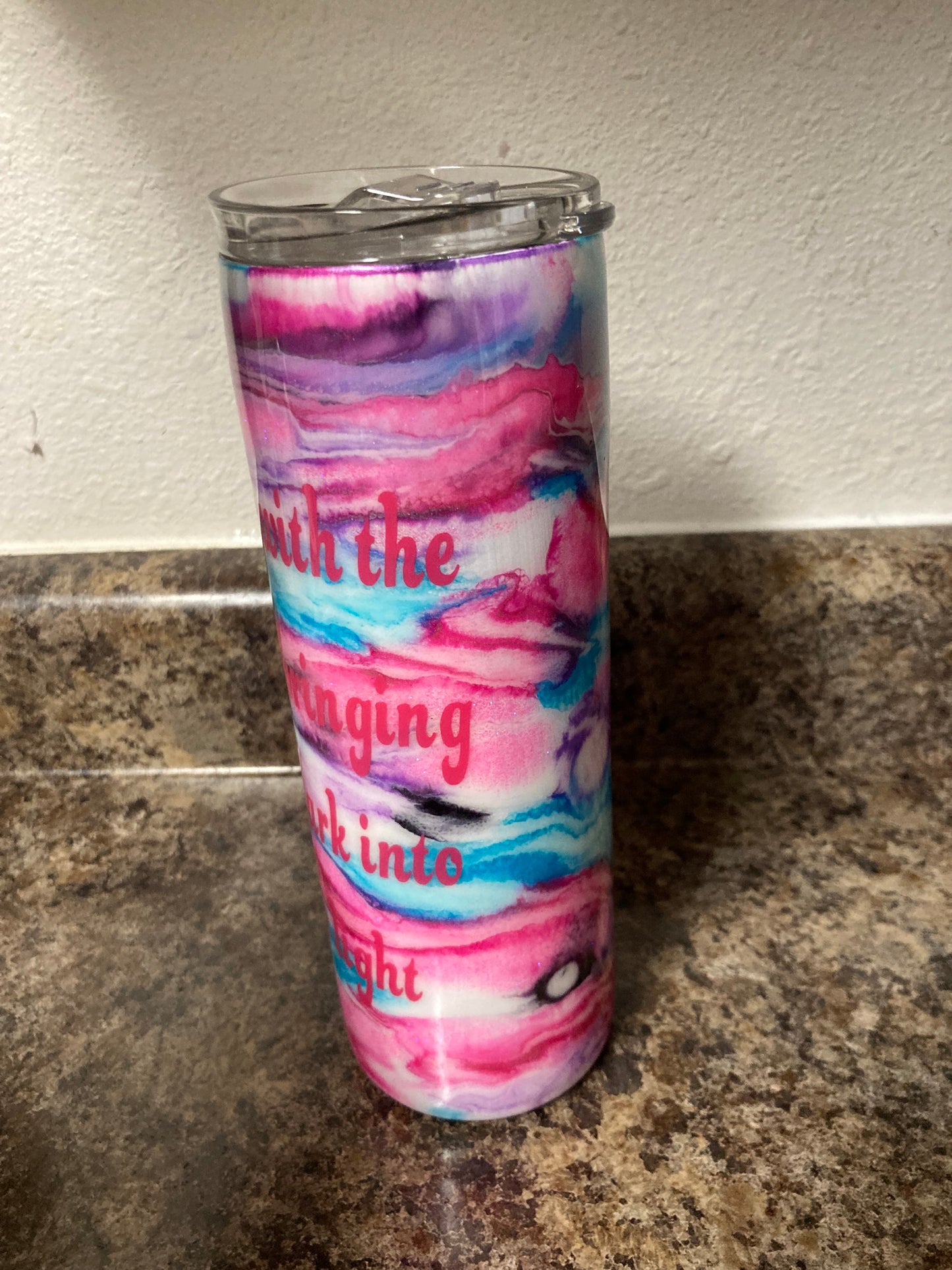 Back with the truth Bringing the dark into the light Mystic Rose Tumblers