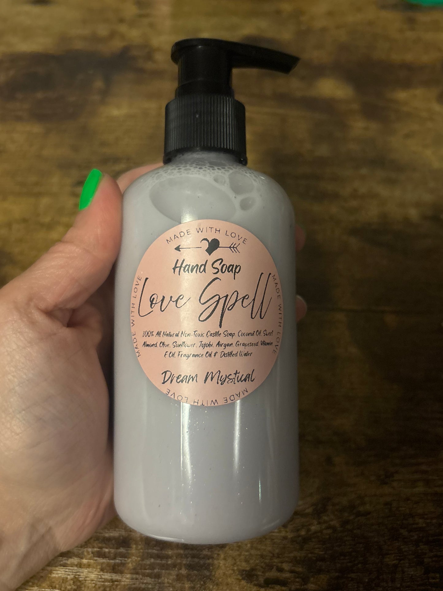8oz All Natural Hand Soap