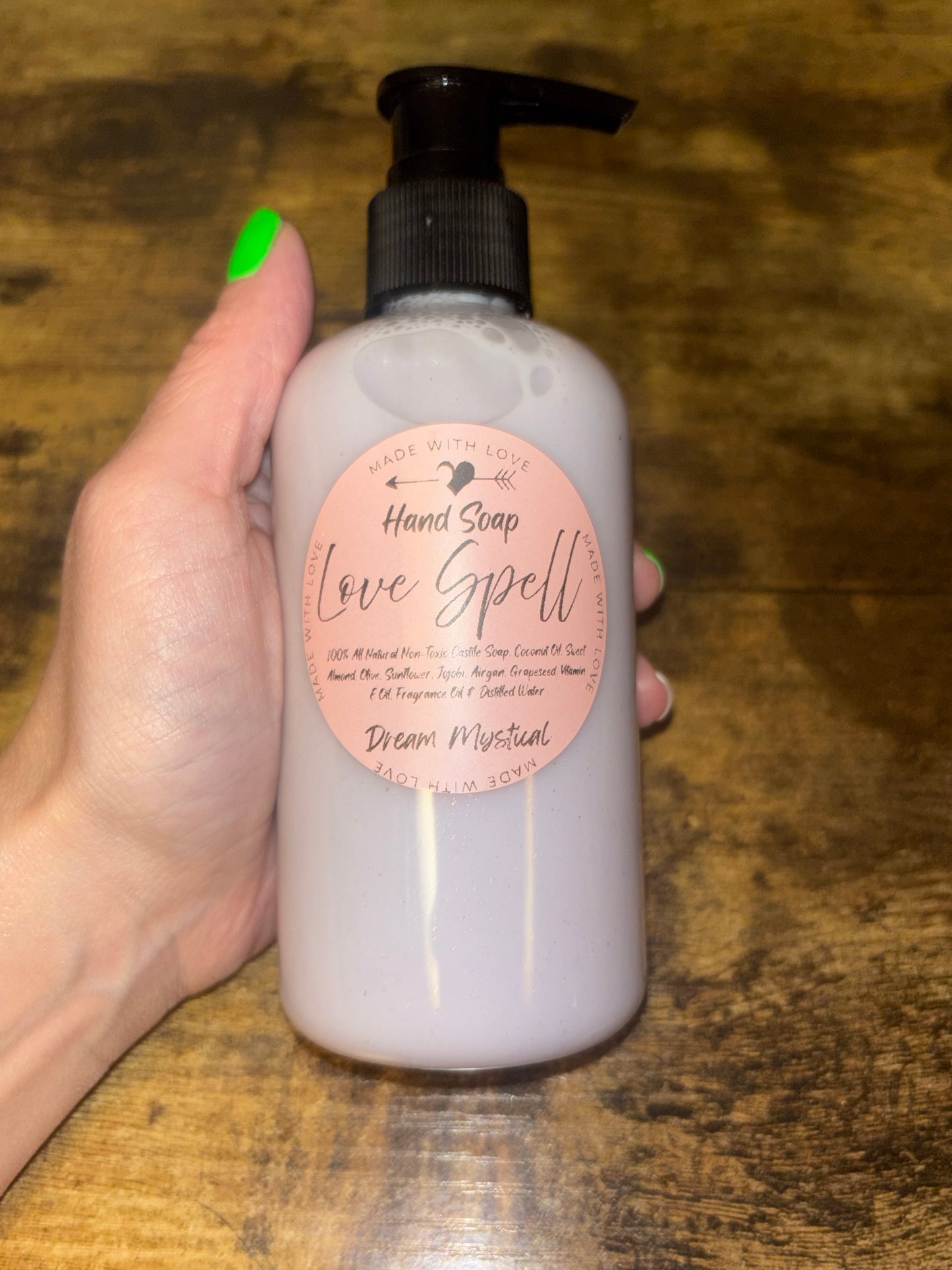 8oz All Natural Hand Soap
