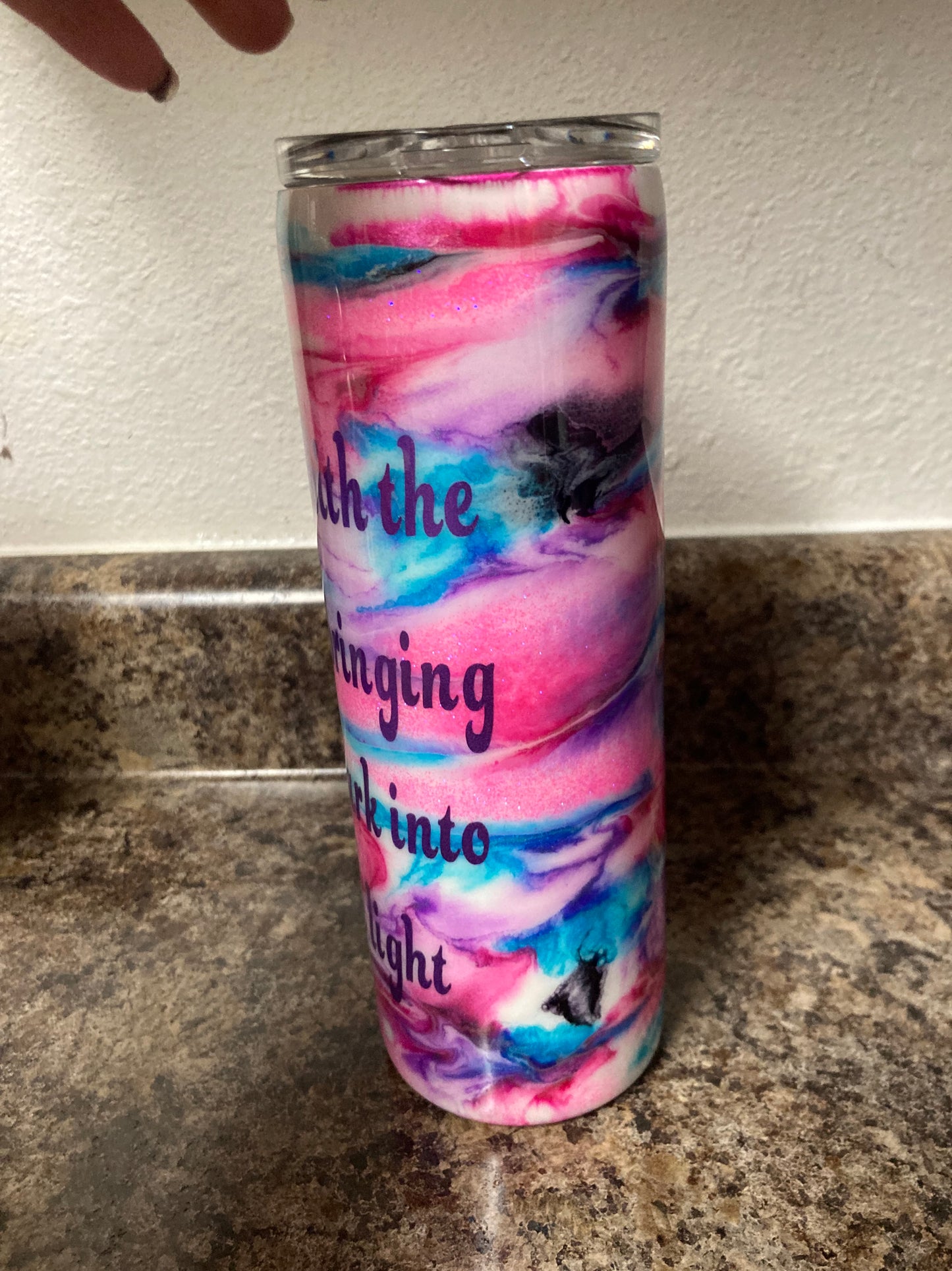 Back with the truth Bringing the dark into the light Mystic Rose Tumblers