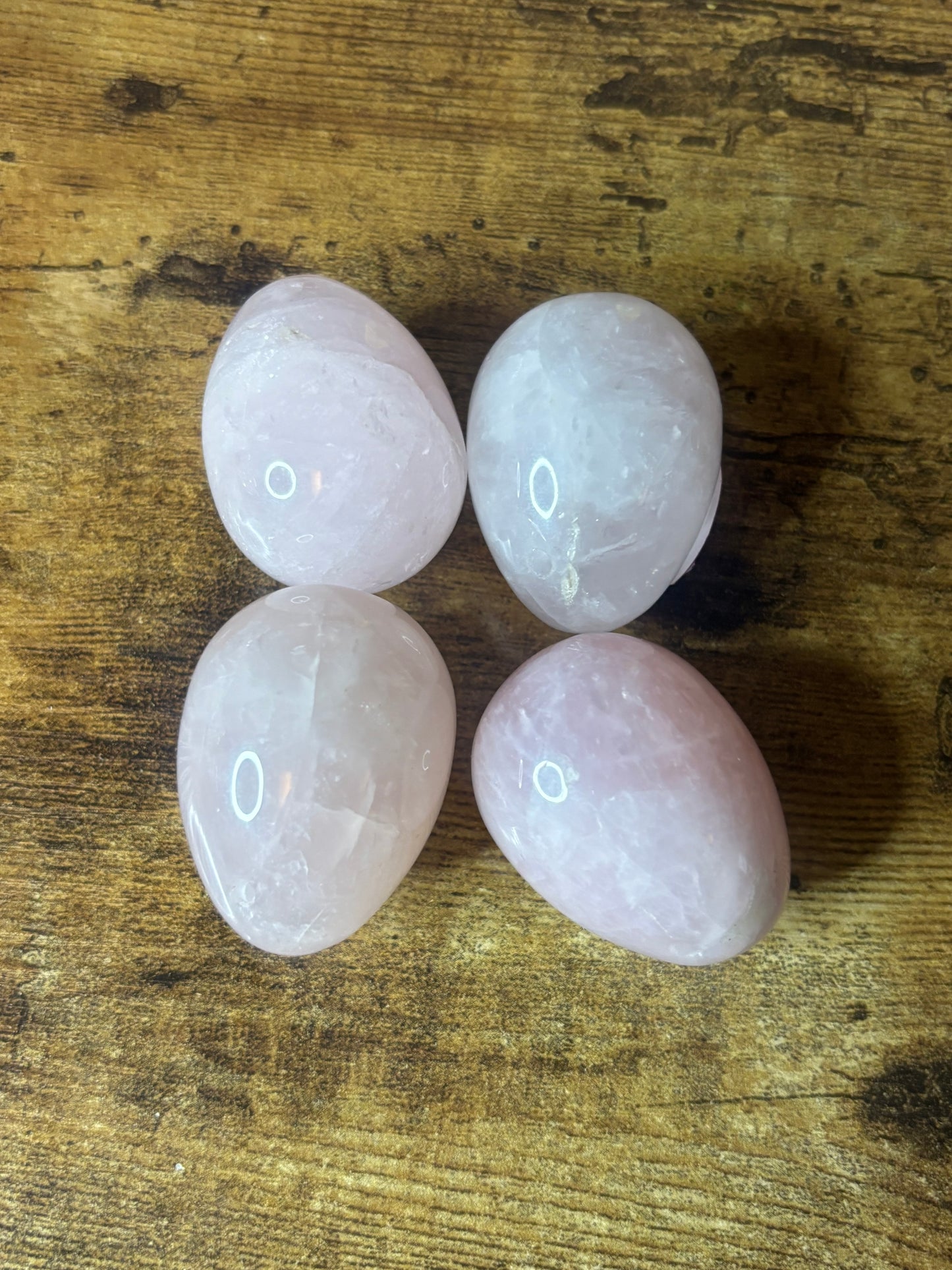 Blush of the Heart – Rose Quartz Crystal Eggs Love, Healing & Heart Chakra Energy | Polished Natural Stone